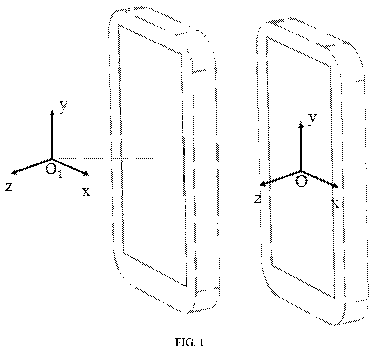Patent US12099712 — Gesture recognition method, apparatus and system based on coupling capacitance — Figure 1