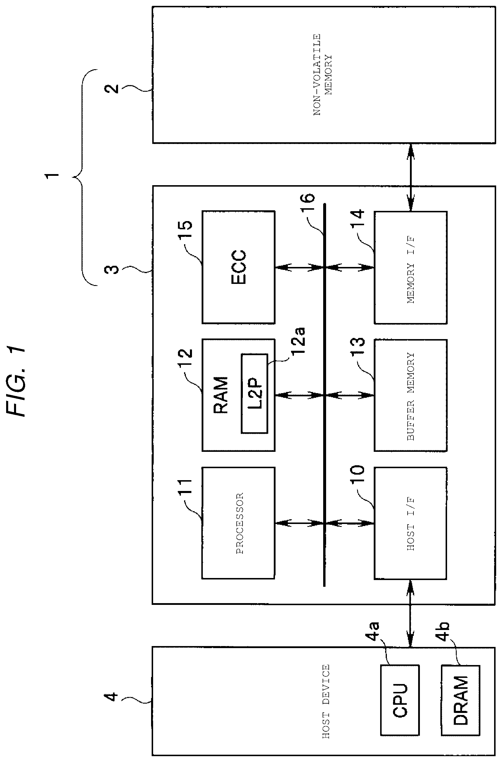Patent US12099735 Figure 1 – Memory system