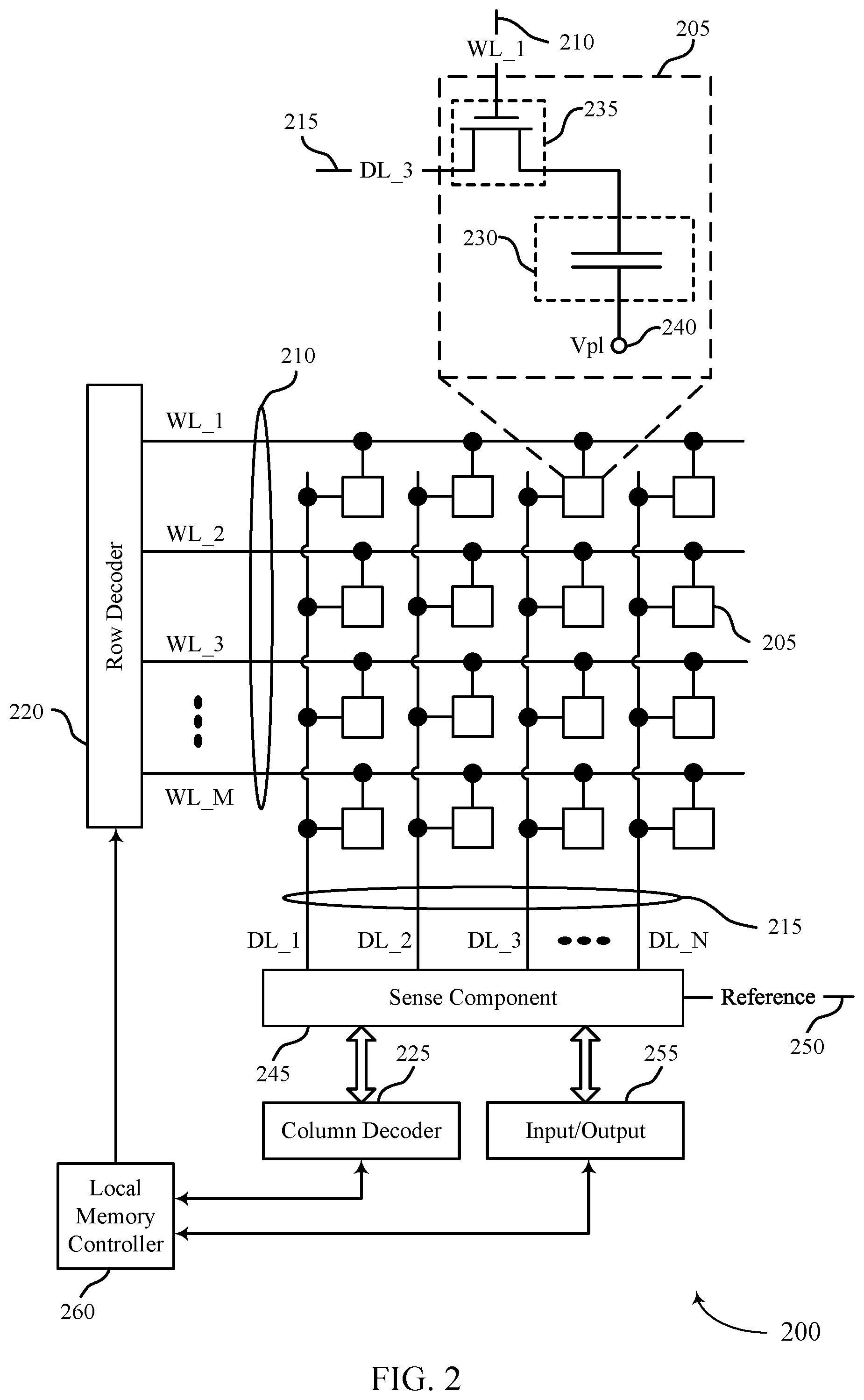 Patent US12099746 Figure 2 – Interrupt signaling for a memory device