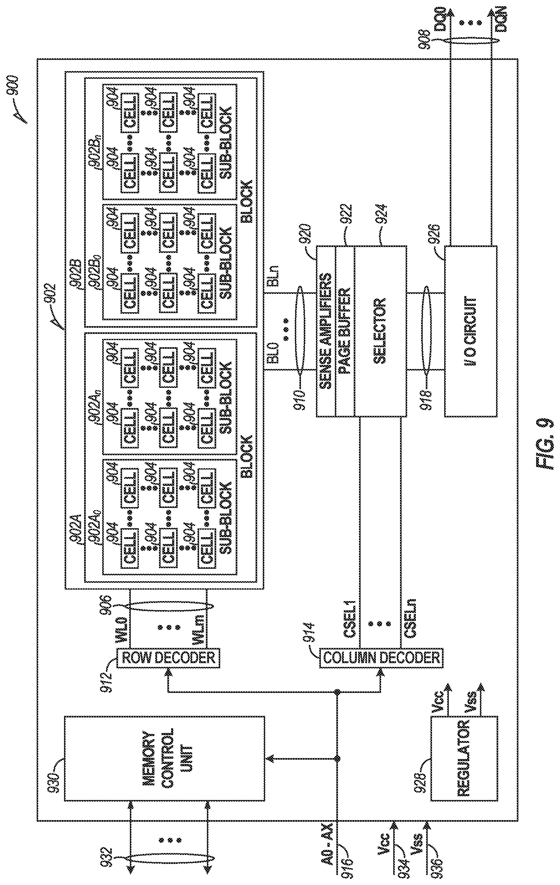 Patent US12099748 Figure 9 – NAND temperature-aware operations