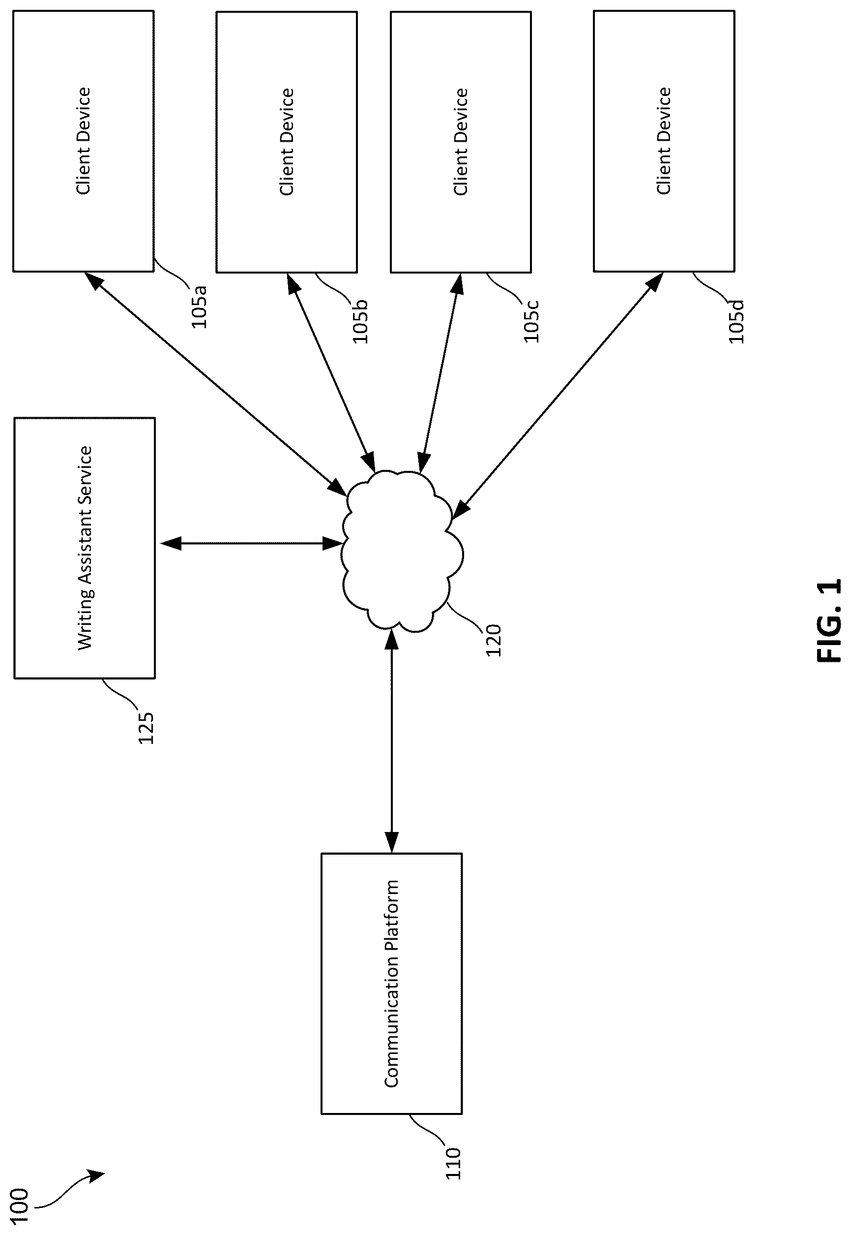 Patent US12099797 — Techniques for automatically adjusting font attributes for inline replies in email messages — Figure 1