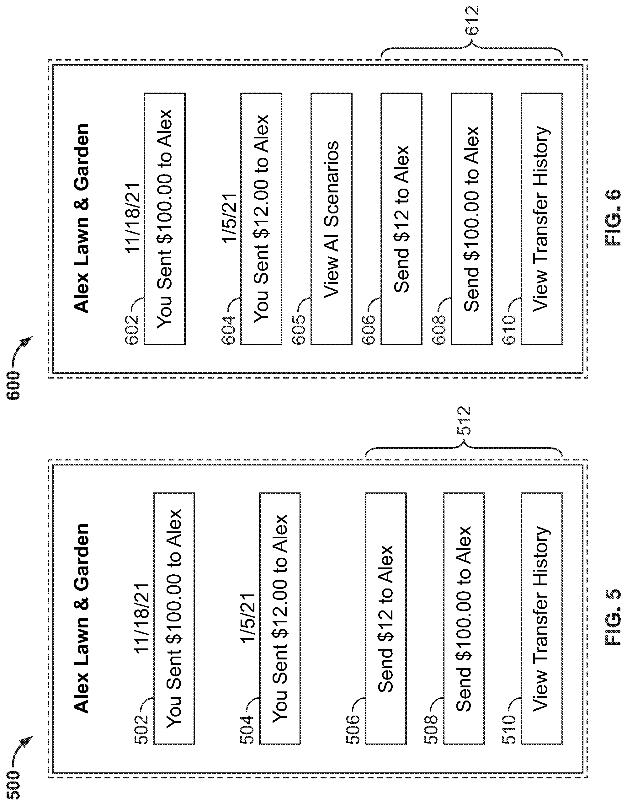 Patent US12099807 Figure 5 – Artificial intelligence (AI)-powered conversational messaging and completion engine for use within a mobile application