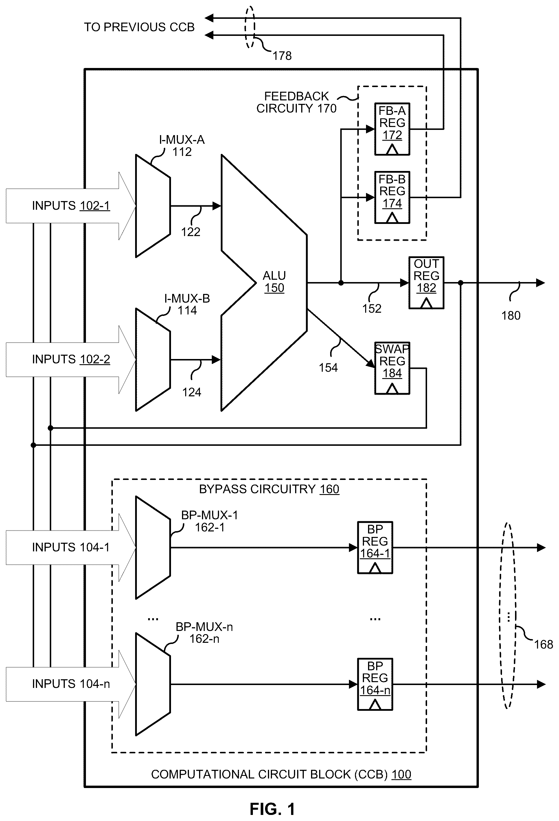 Patent US12099840 — Throughput increase for tensor operations — Figure 1