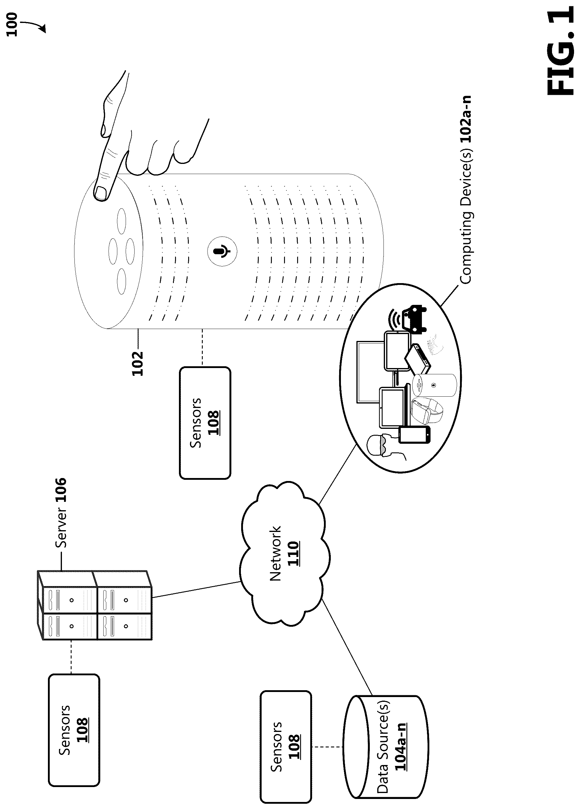 Patent US12099938 — Contextual skills discovery — Figure 1