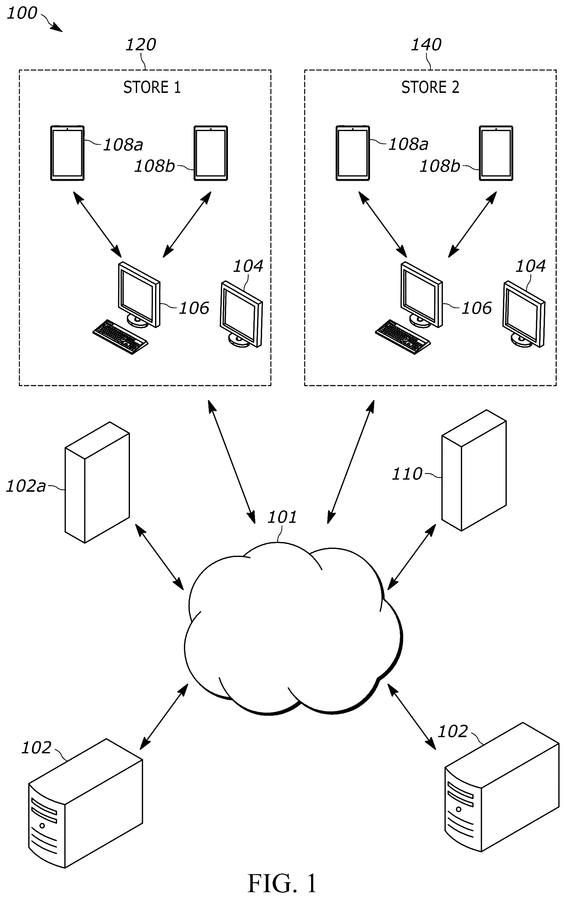 Patent US12099962 — Methods and systems for detecting delivery trip events and improving delivery driver safety — Figure 1