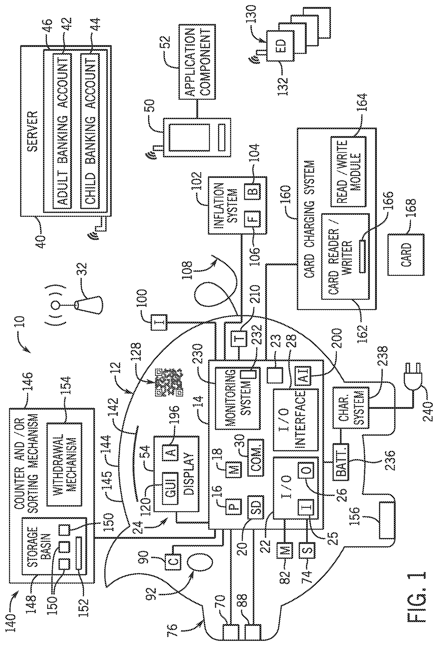 Patent US12100041 — Financial education tool systems and methods — Figure 1