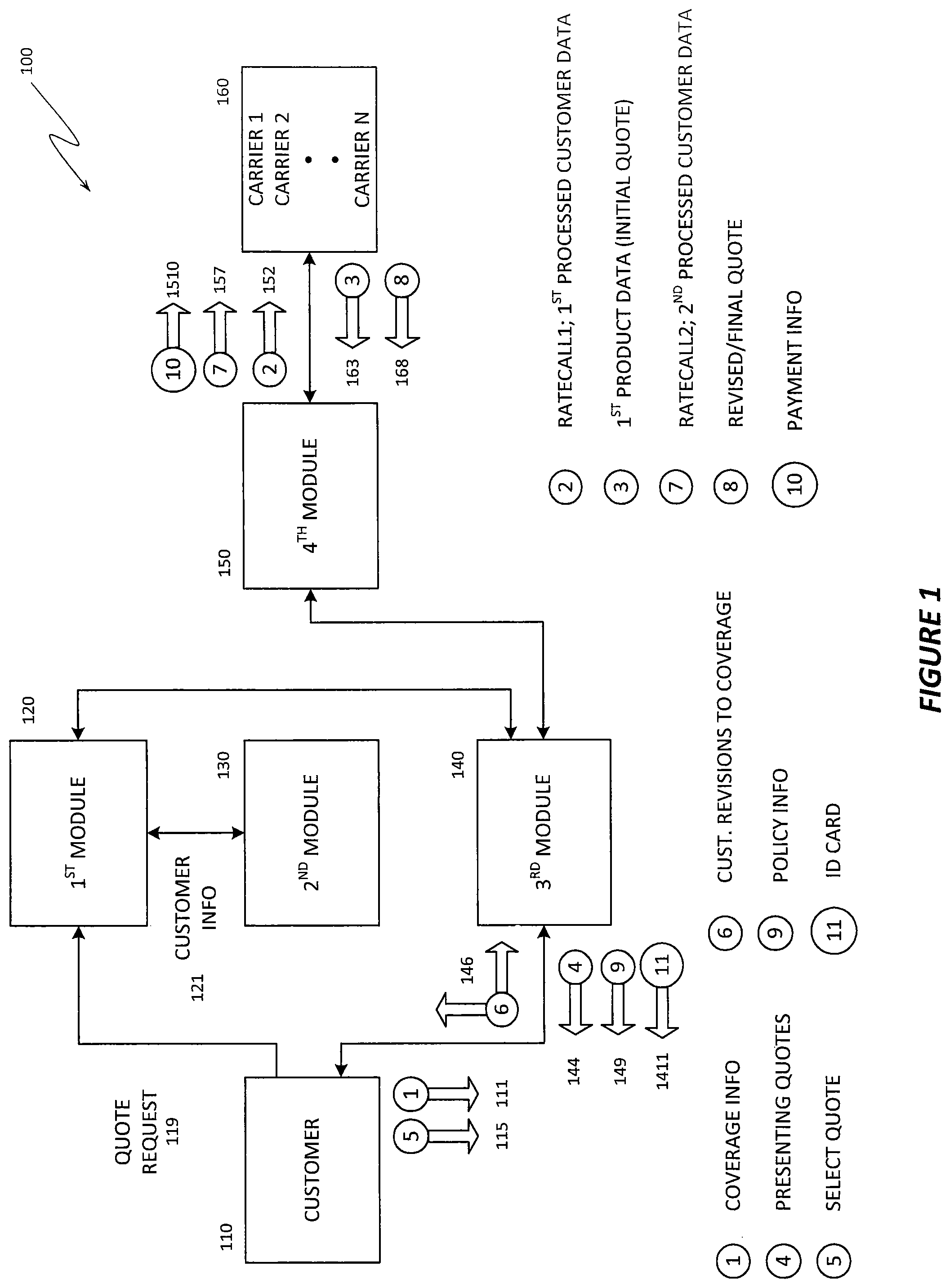 Patent US12100052 — Method for obtaining product or service information — Figure 1