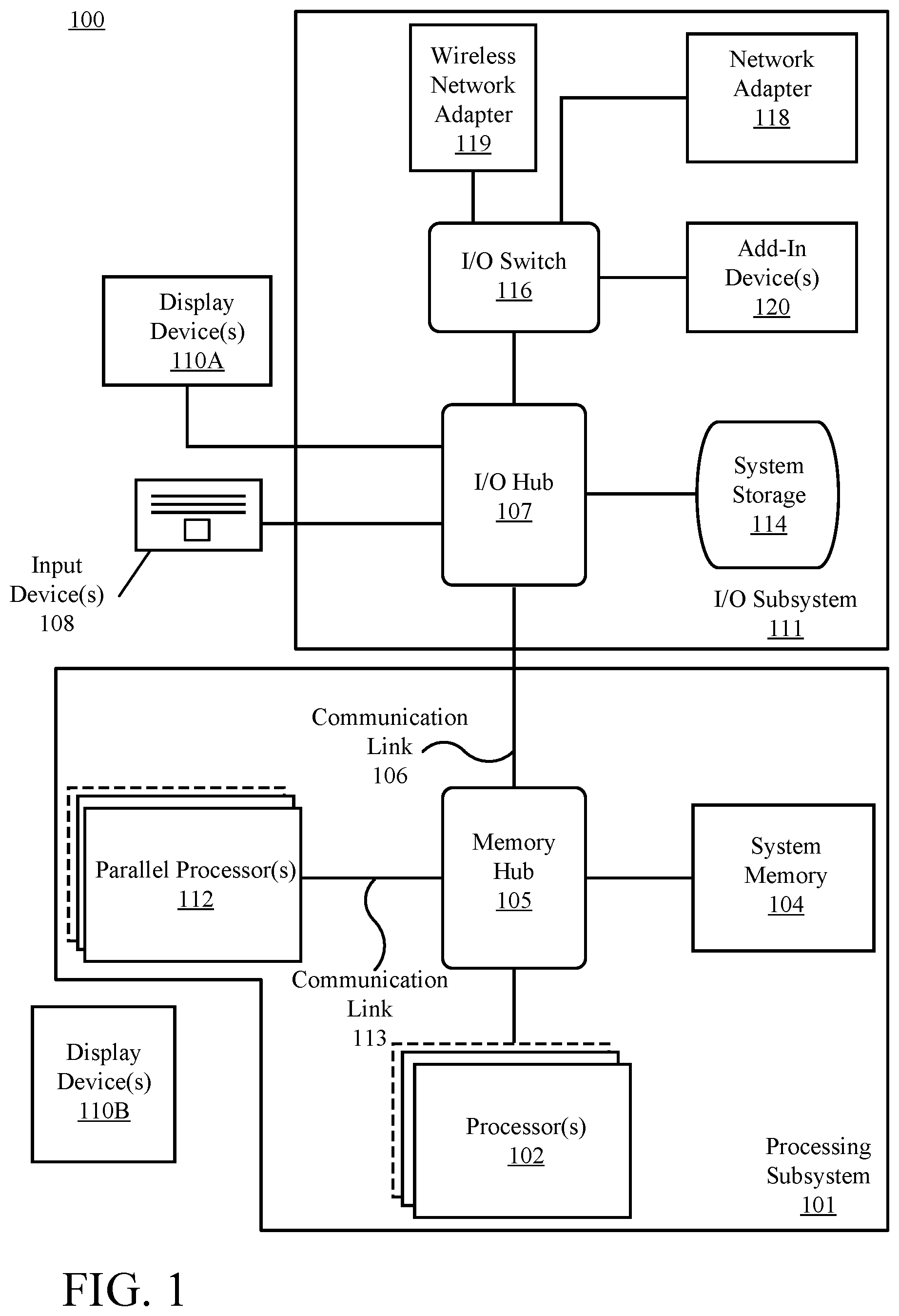 Patent US12100103 — Converting barycentric planes to attribute planes — Figure 1