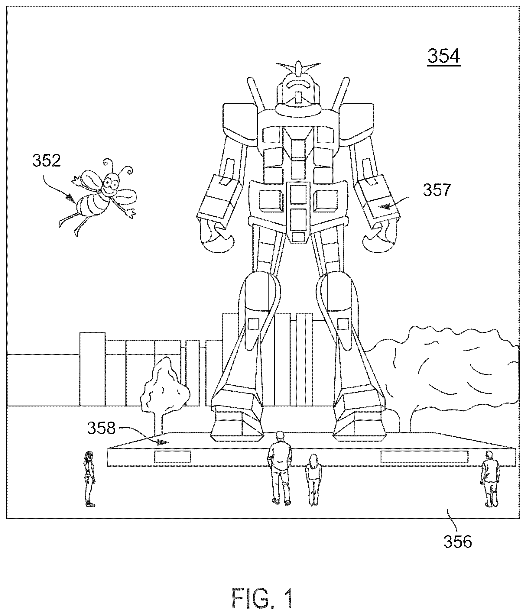 Patent US12100108 — Cross reality system with quality information about persistent coordinate frames — Figure 1