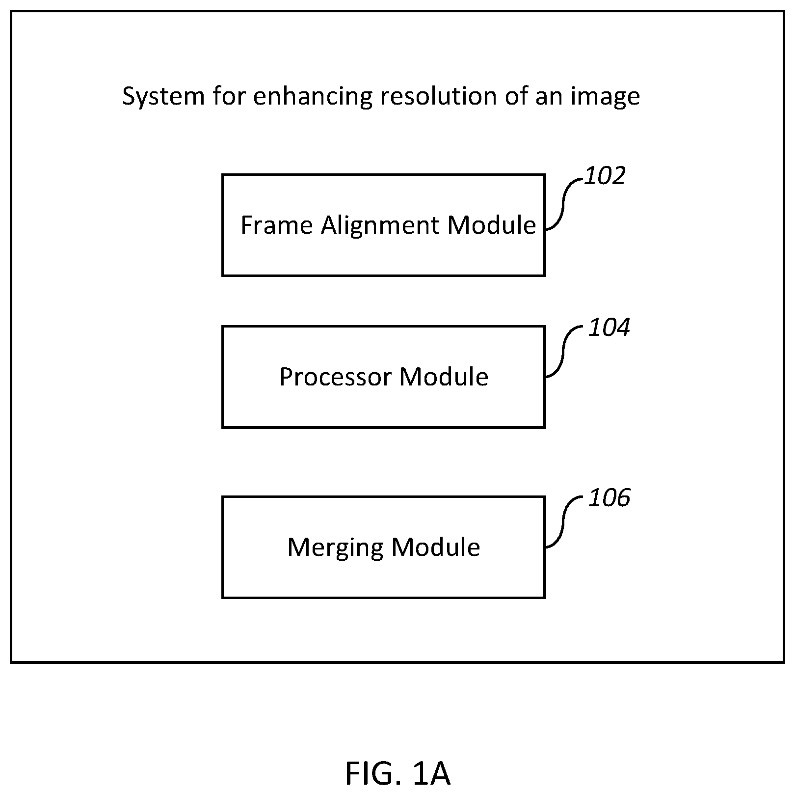 Patent US12100120 Figure 1 – Multi-frame image super resolution system