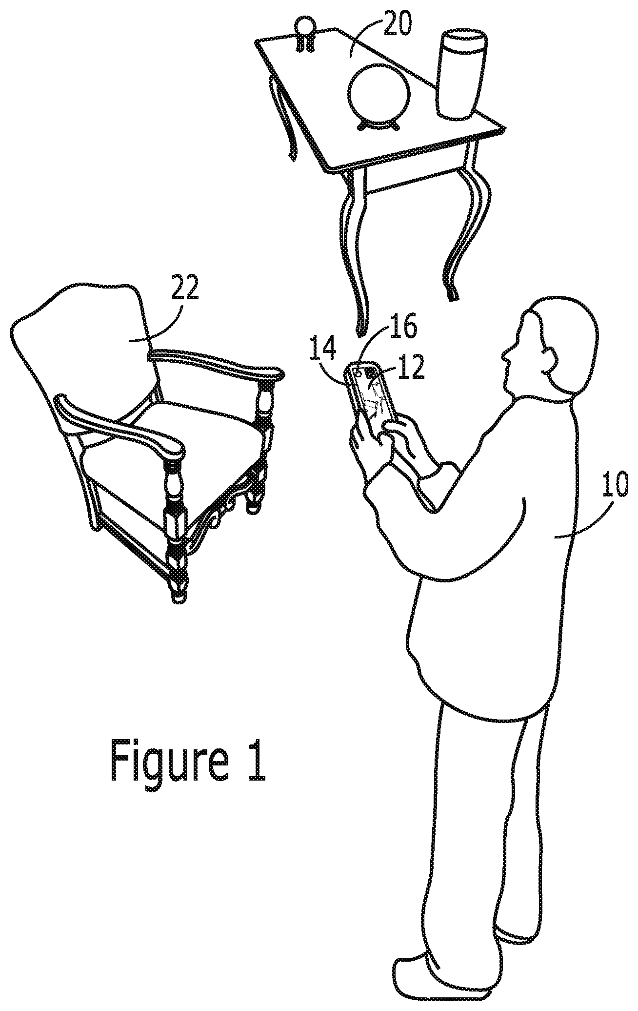 Patent US12100172 — Method and apparatus for depth estimation relative to a mobile terminal — Figure 1