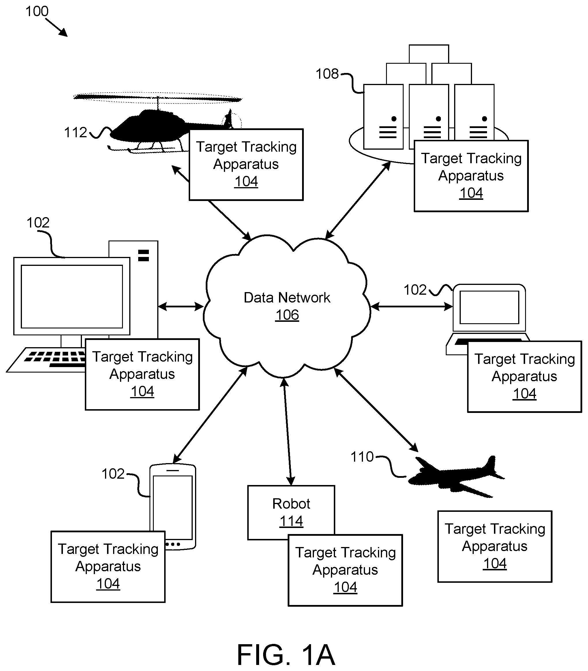 Patent US12100203 — Above-horizon target tracking — Figure 1