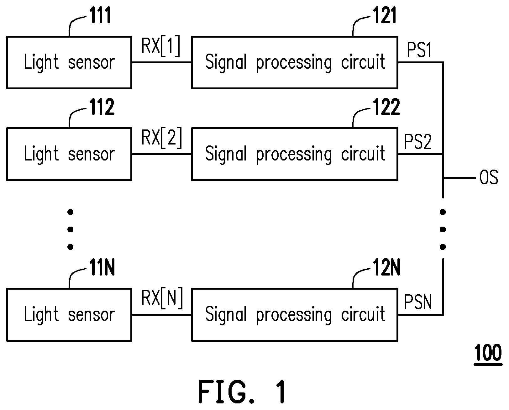Patent US12100240 — Fingerprint recognition driving device — Figure 1