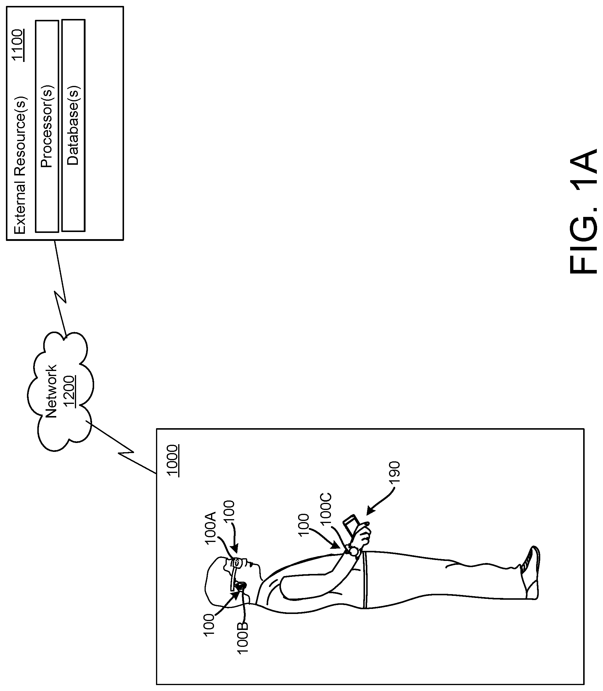 Patent US12100243 Figure 1 – Predicting display fit and ophthalmic fit measurements using a simulator