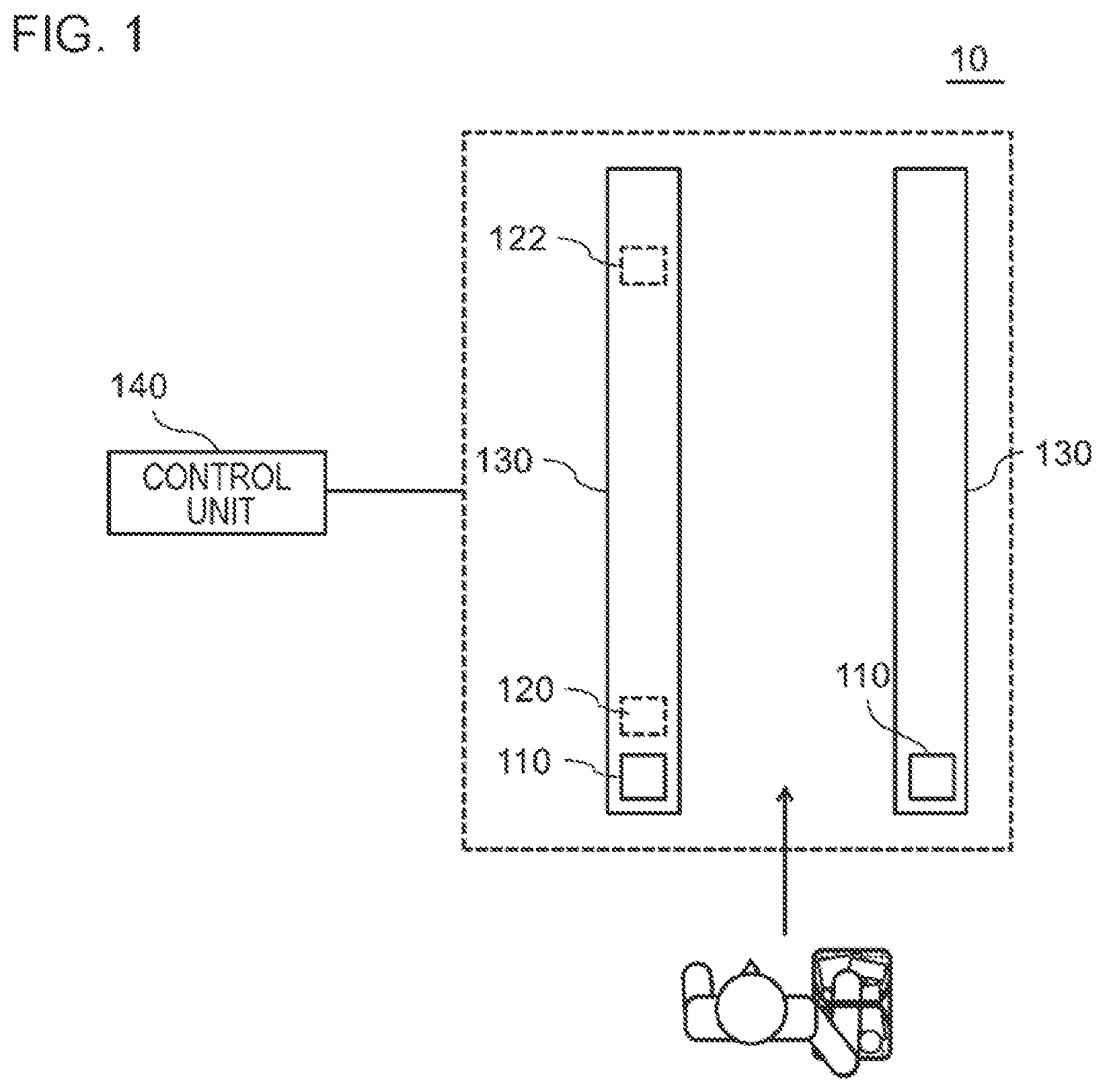 Patent US12100254 — Gate apparatus, method for controlling gate apparatus, and program — Figure 1