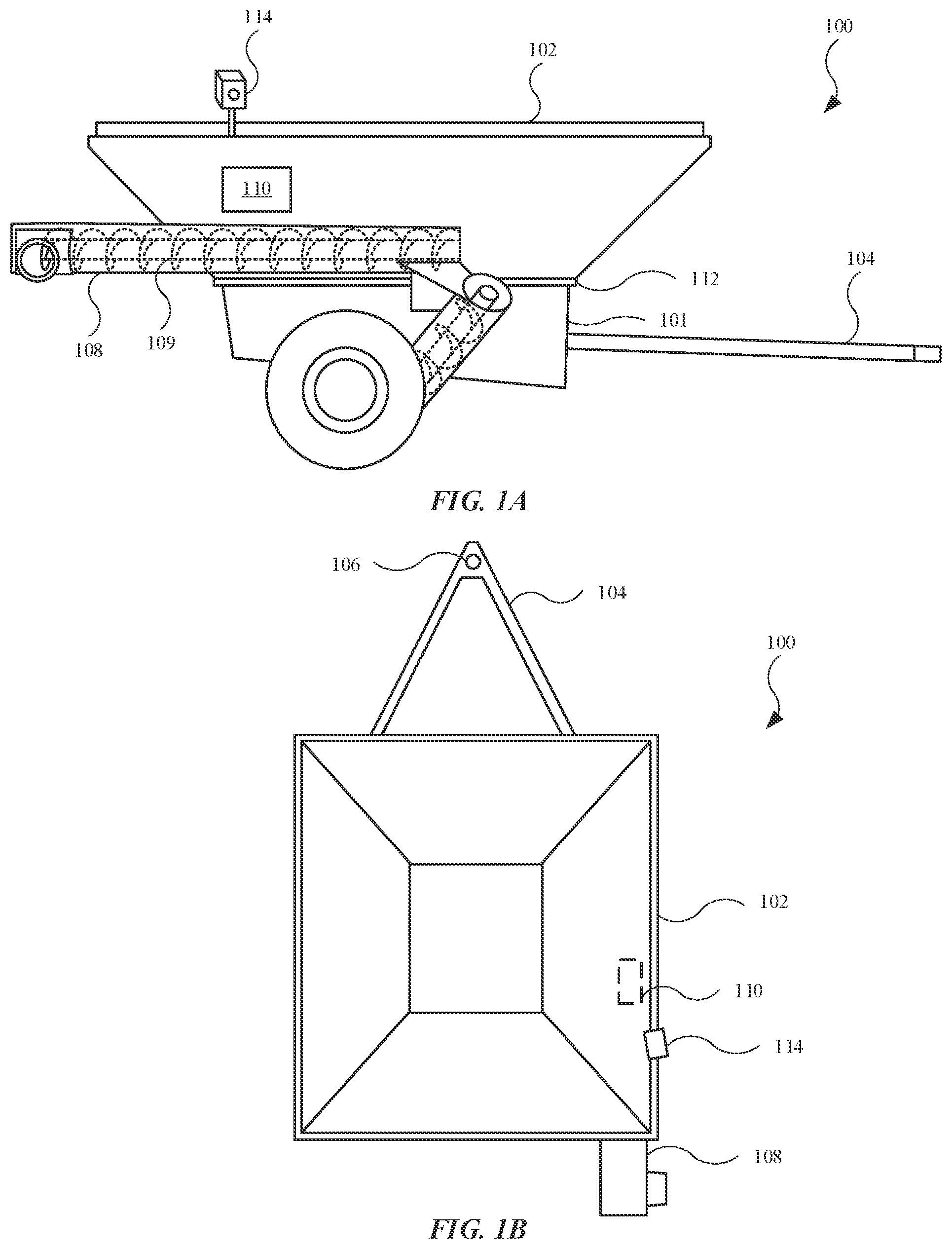 Patent US12100272 — Systems and methods for reducing grain theft in harvesting operations — Figure 1