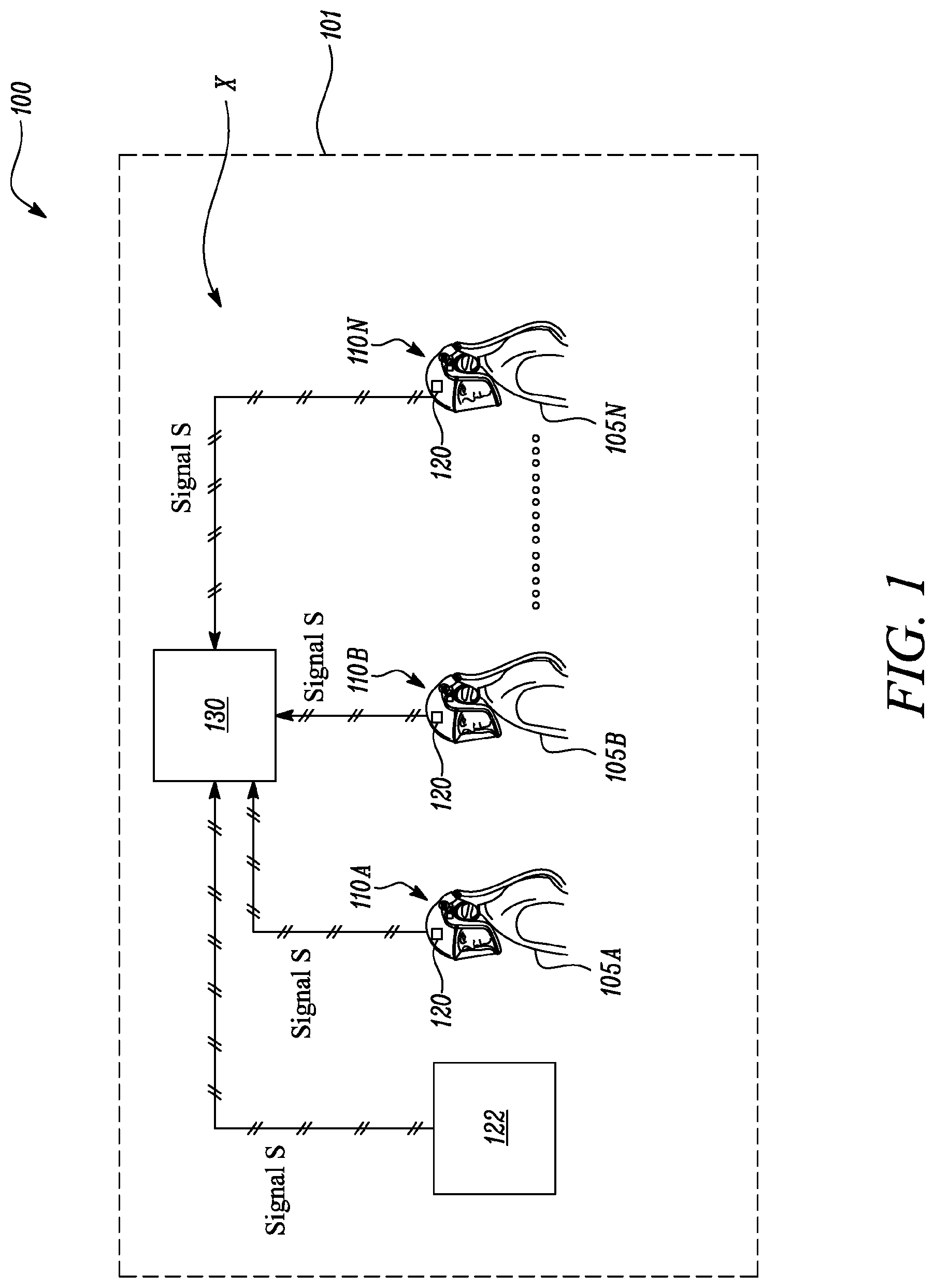 Patent US12100283 — System and method for personal protective equipment — Figure 1