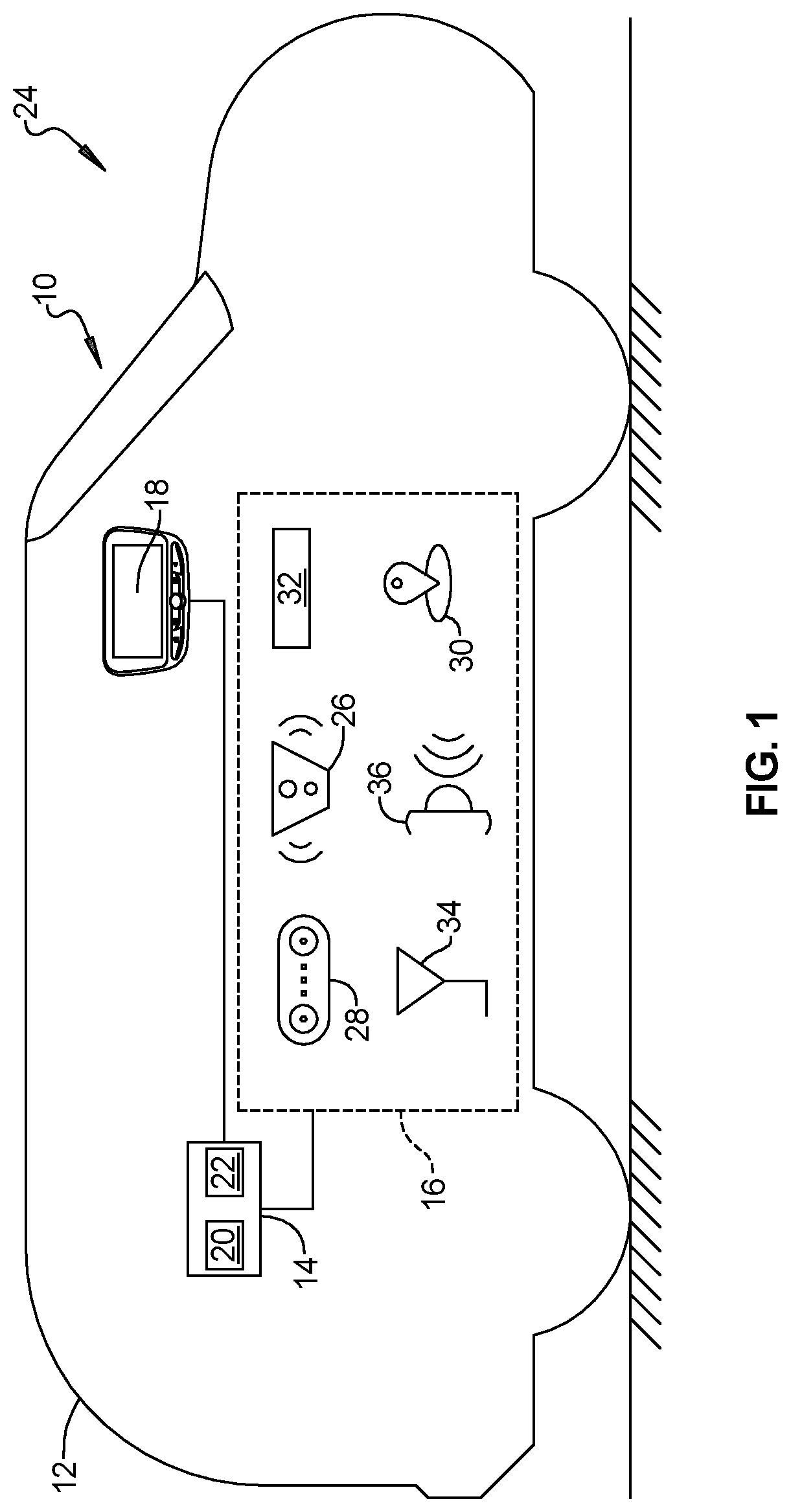 Patent US12100301 — Cooperative V2X sensor sharing — Figure 1