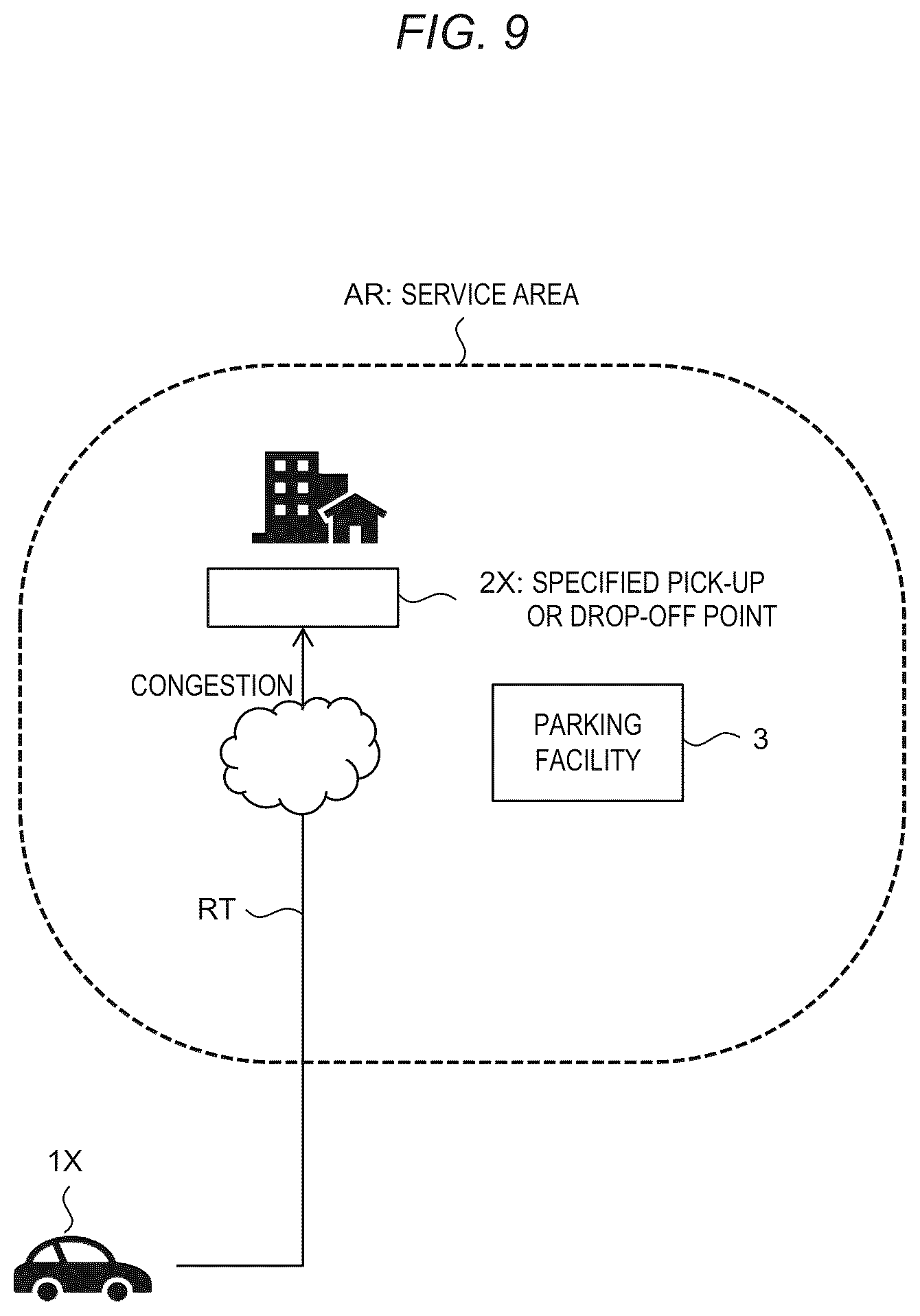 Patent US12100302 Figure 9 – Automated valet parking management system and automated valet parking management method
