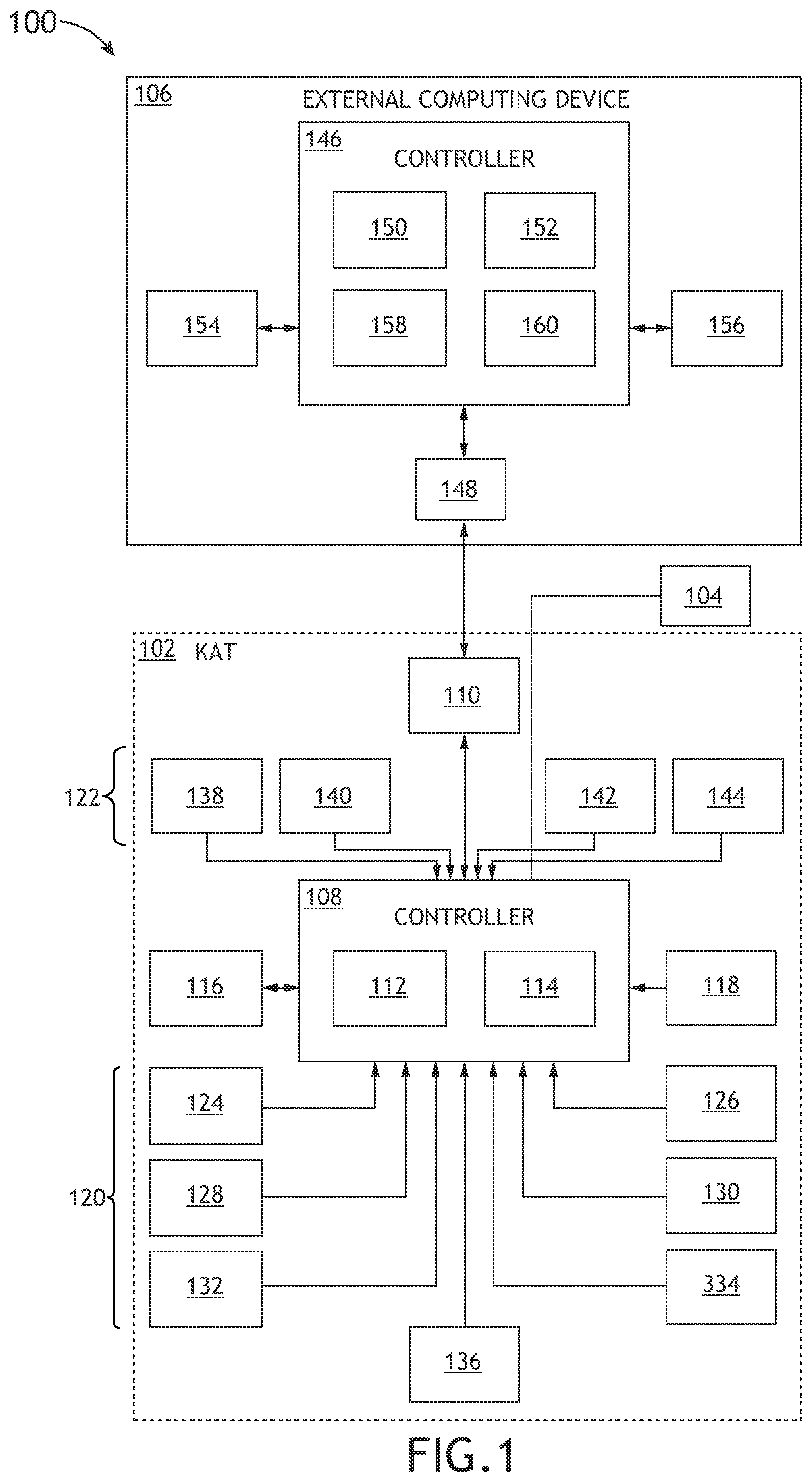 Patent US12100311 — Method and system for providing kinesthetic awareness — Figure 1
