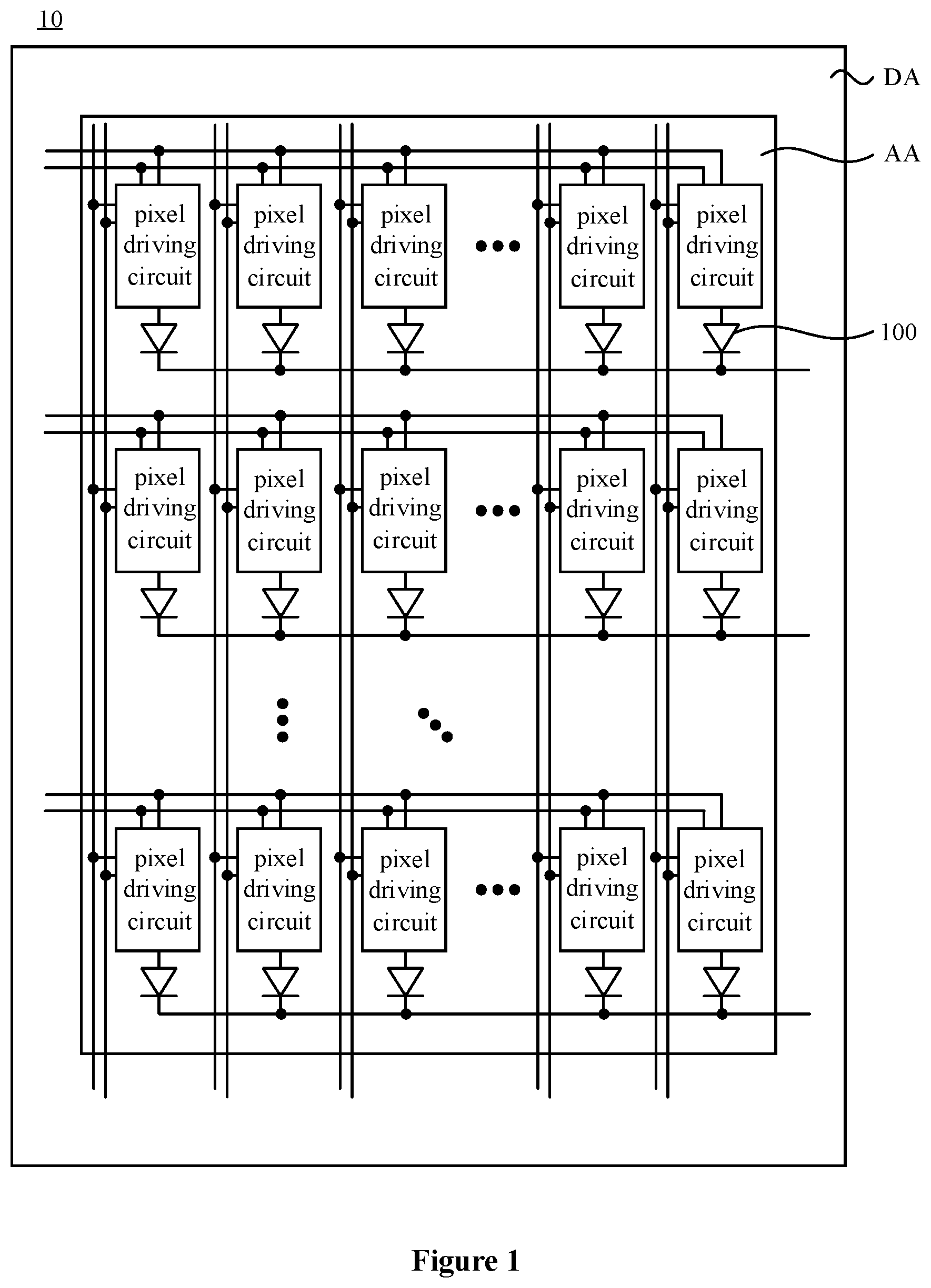 Patent US12100328 — Display panel and display device — Figure 1