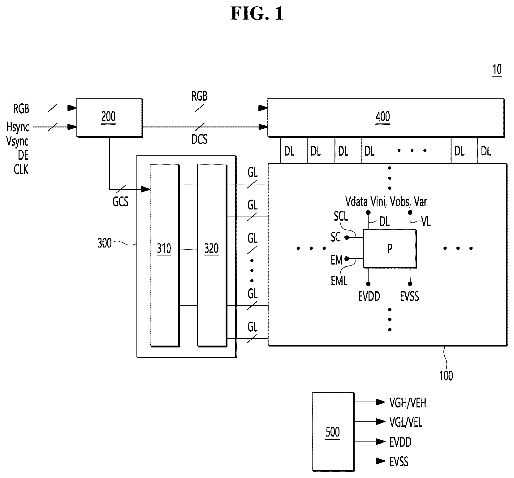 Patent US12100330 — Display apparatus and driving method thereof — Figure 1