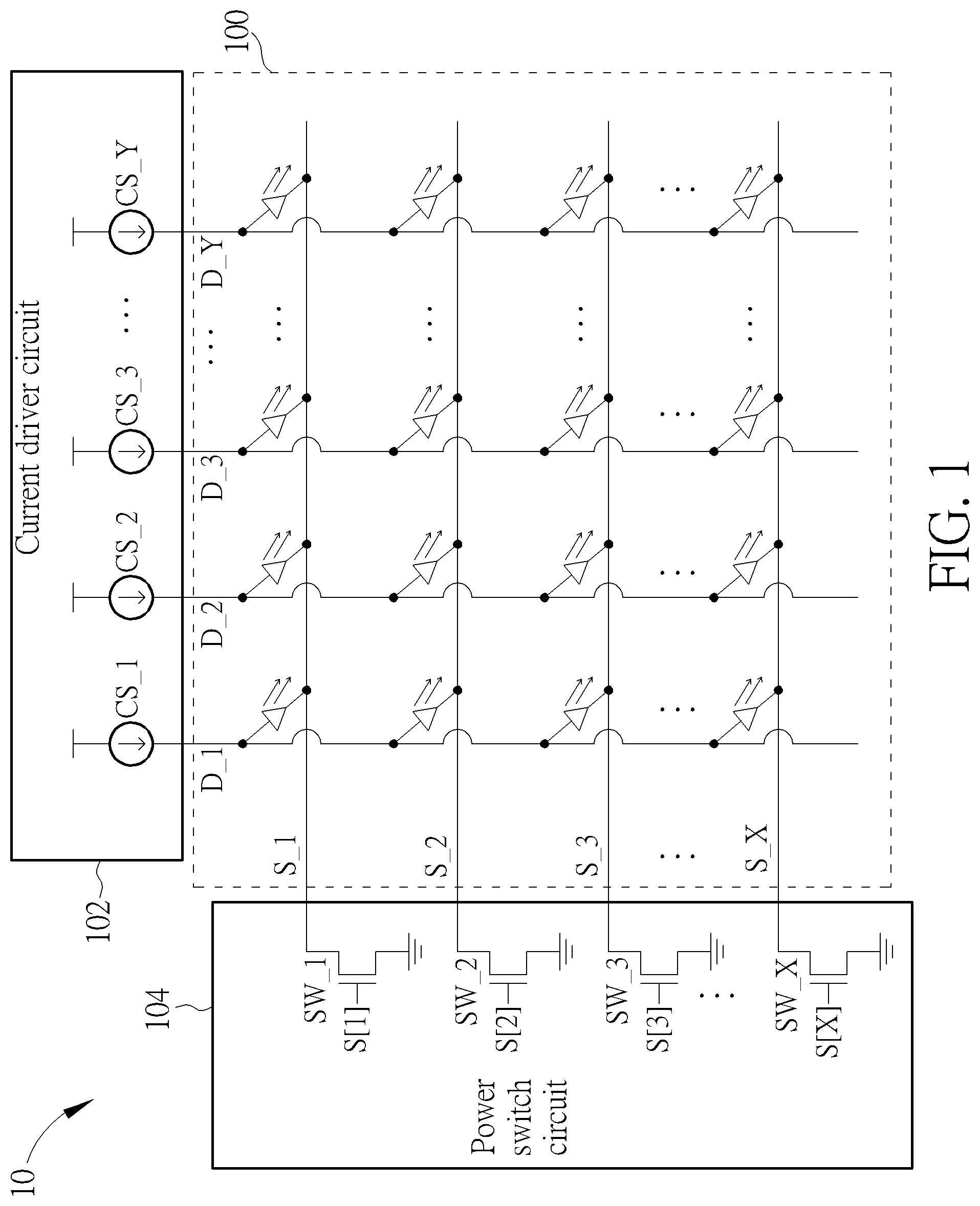 Patent US12100339 — Method of scanning display panel and related display driver — Figure 1