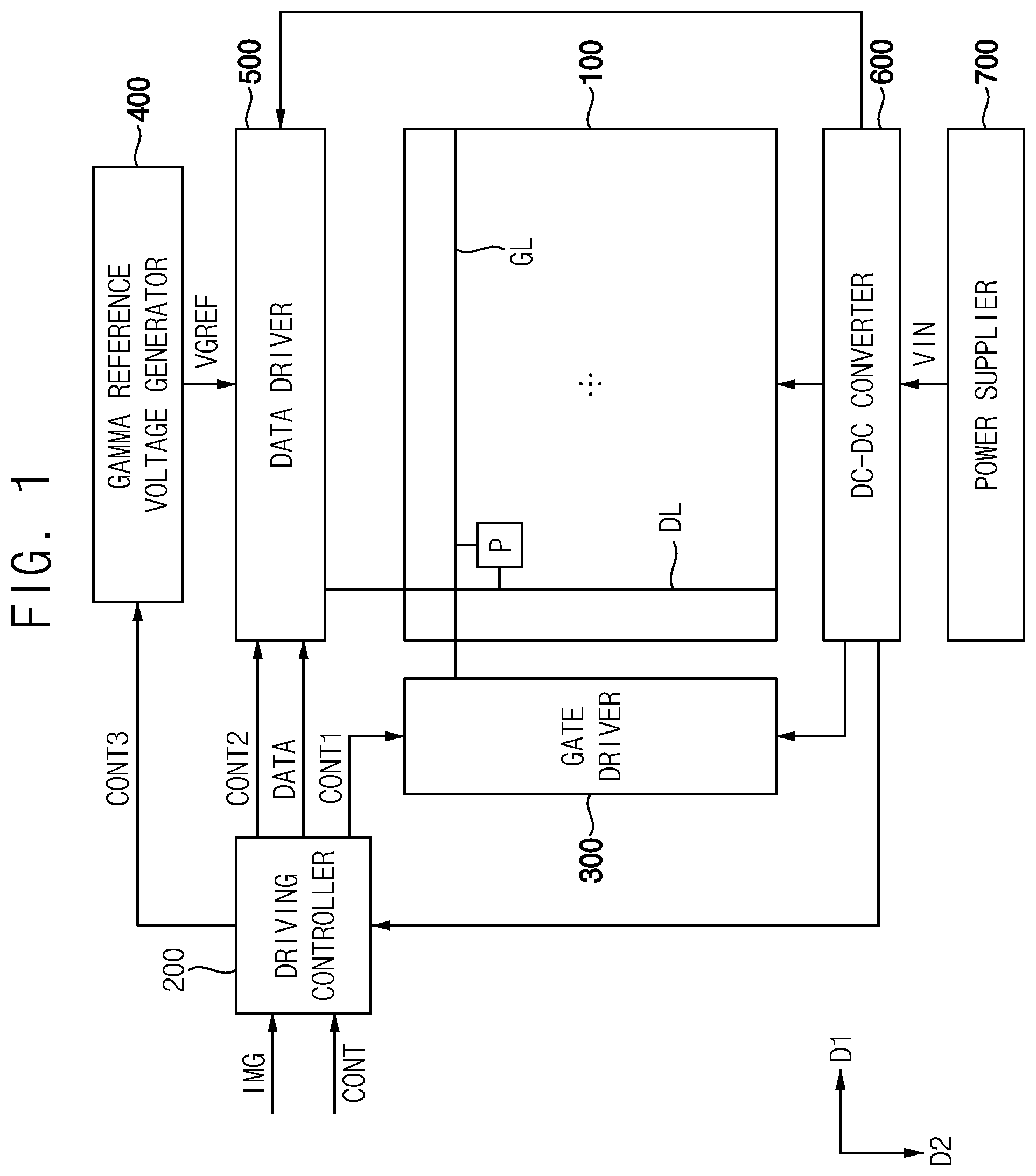 Patent US12100351 — DC-DC converter and display device having the same — Figure 1
