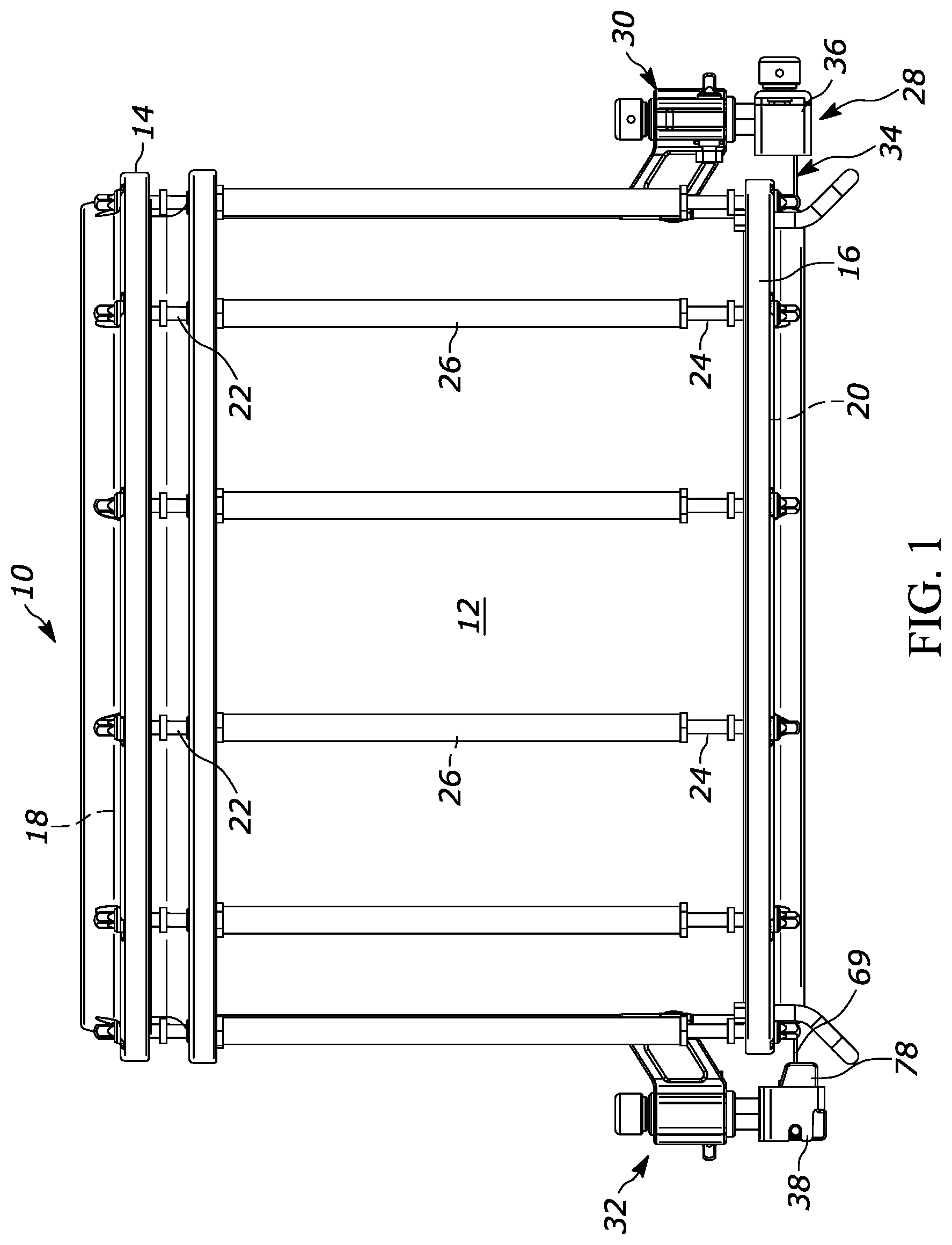 Patent US12100373 — Snare drum strainer structure — Figure 1