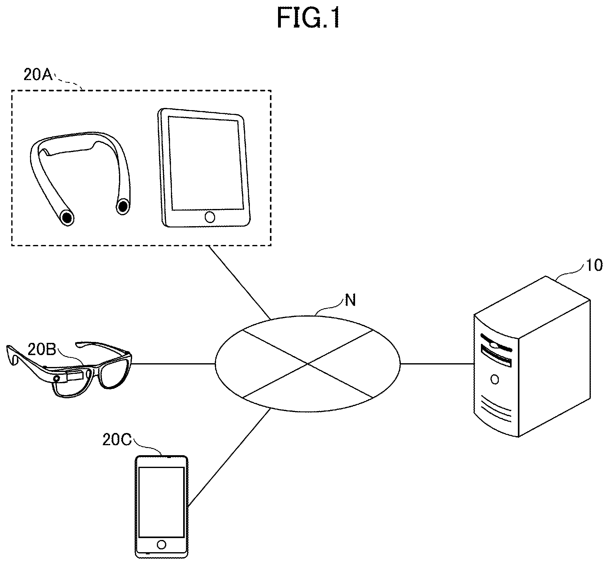 Patent US12100424 — Information processing method, information processing apparatus, program, and information processing system — Figure 1