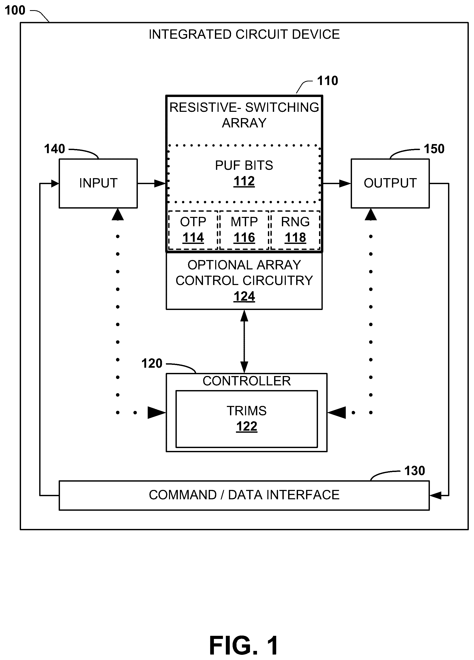 Patent US12100449 — Differential programming of two-terminal resistive switching memory with intrinsic error suppression — Figure 1