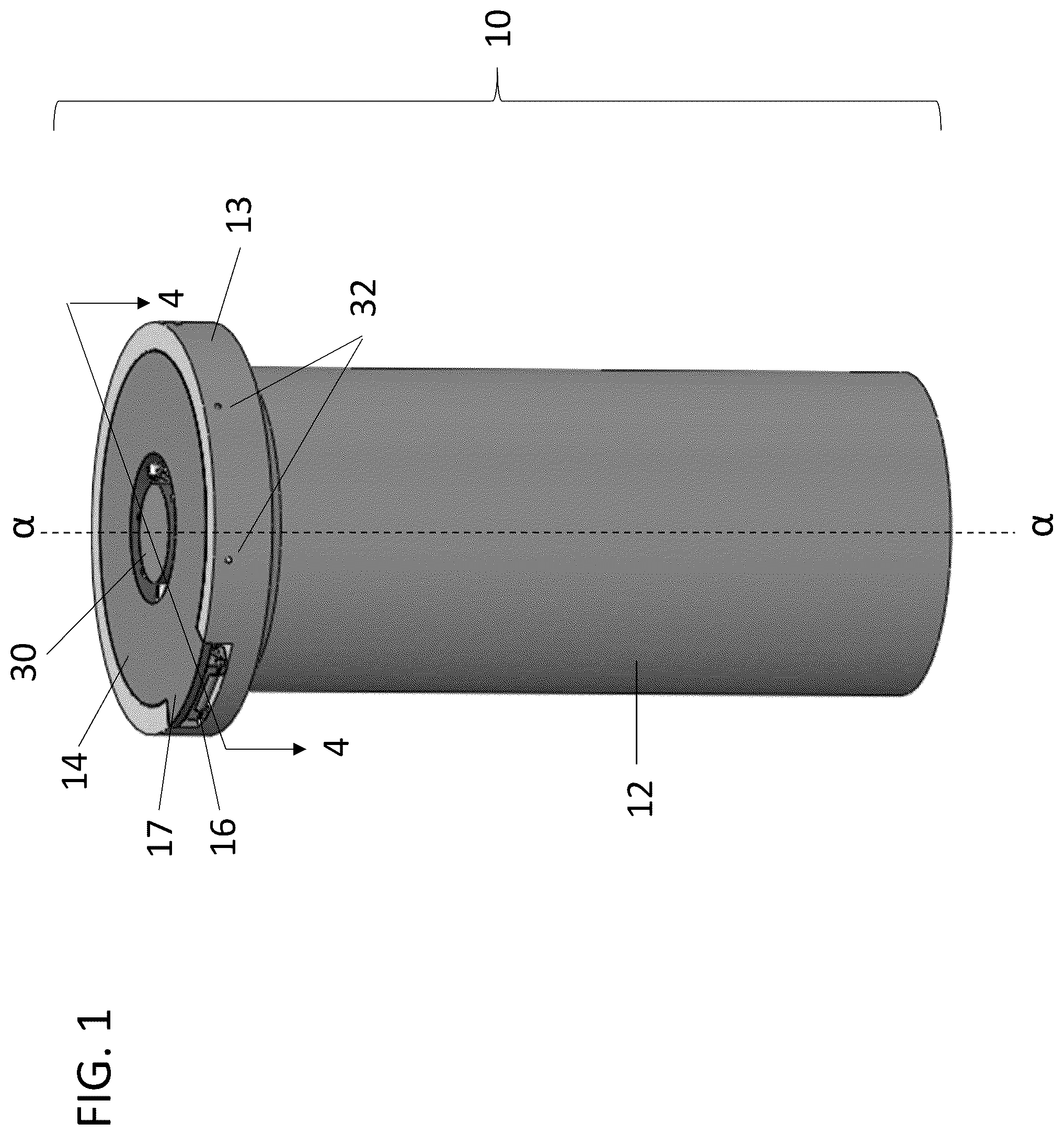 Patent US12100527 — Closure lid design for containment vessel — Figure 1