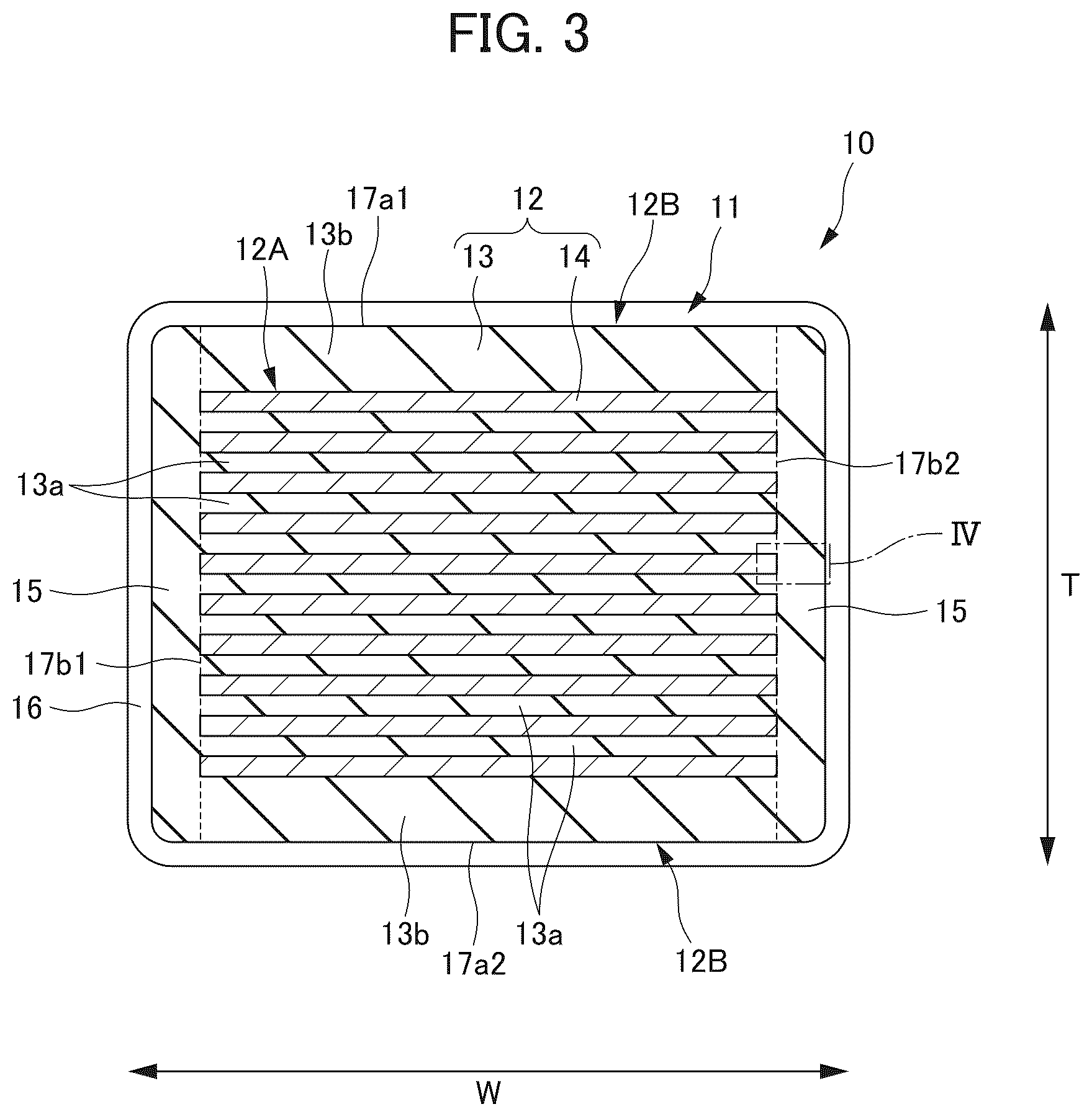 Patent US12100555 Figure 3 – Multilayer ceramic capacitor
