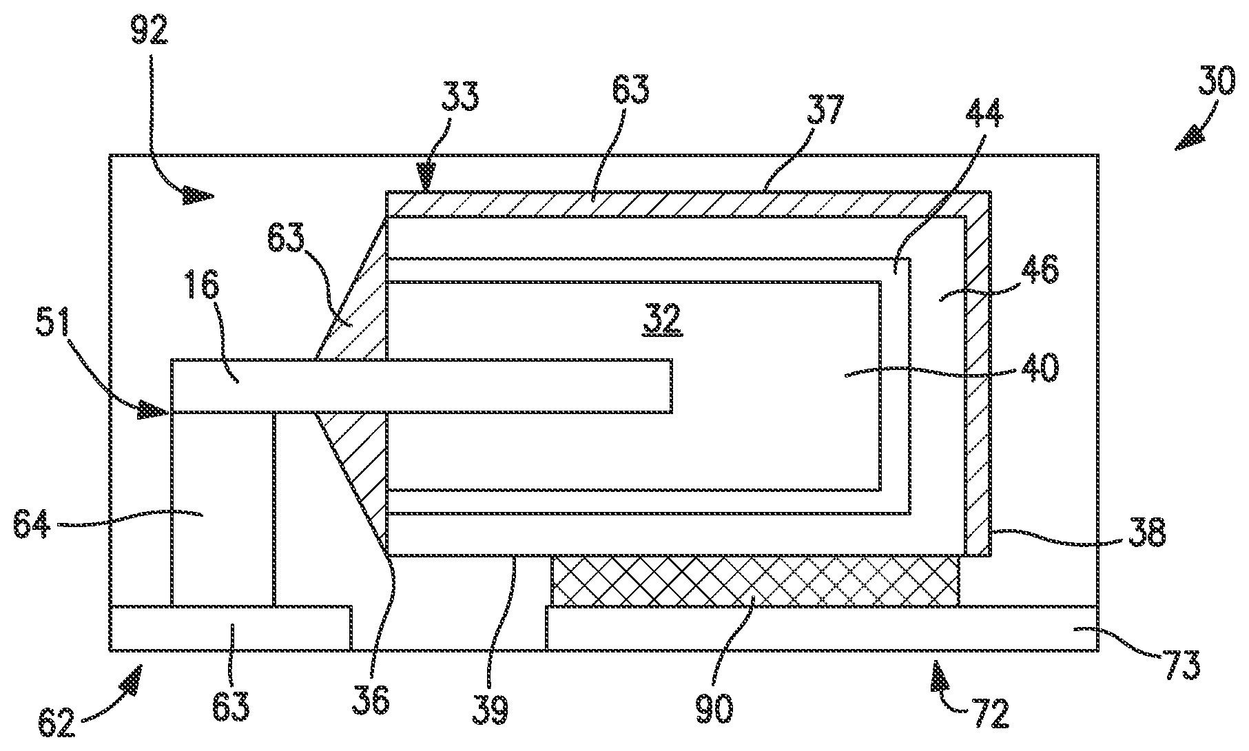 Patent US12100561 — Solid electrolytic capacitor containing a deoxidized anode — Figure 1