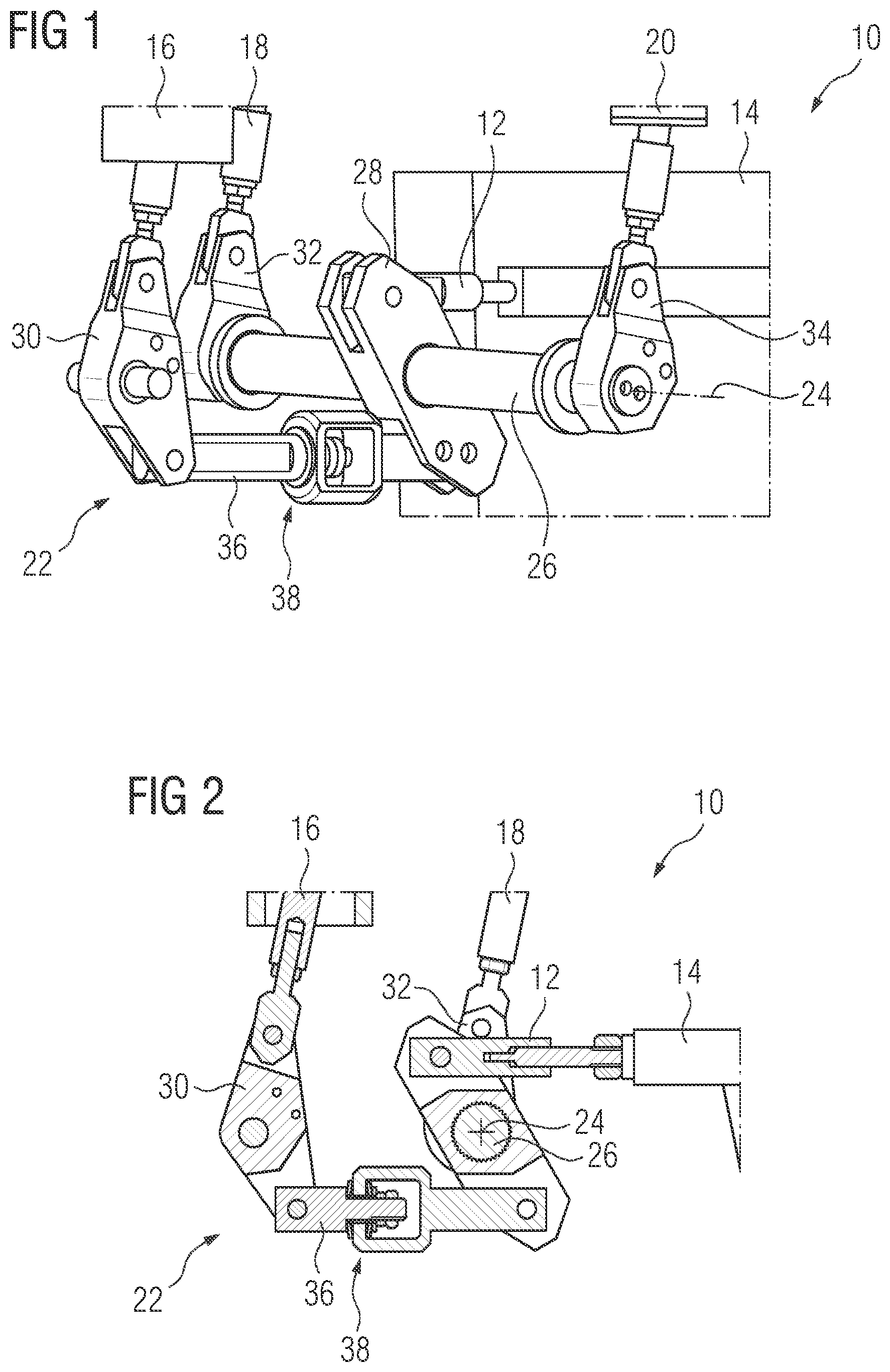 Patent US12100567 Figure 1 – Drive unit for driving switching contacts of a high-voltage circuit breaker