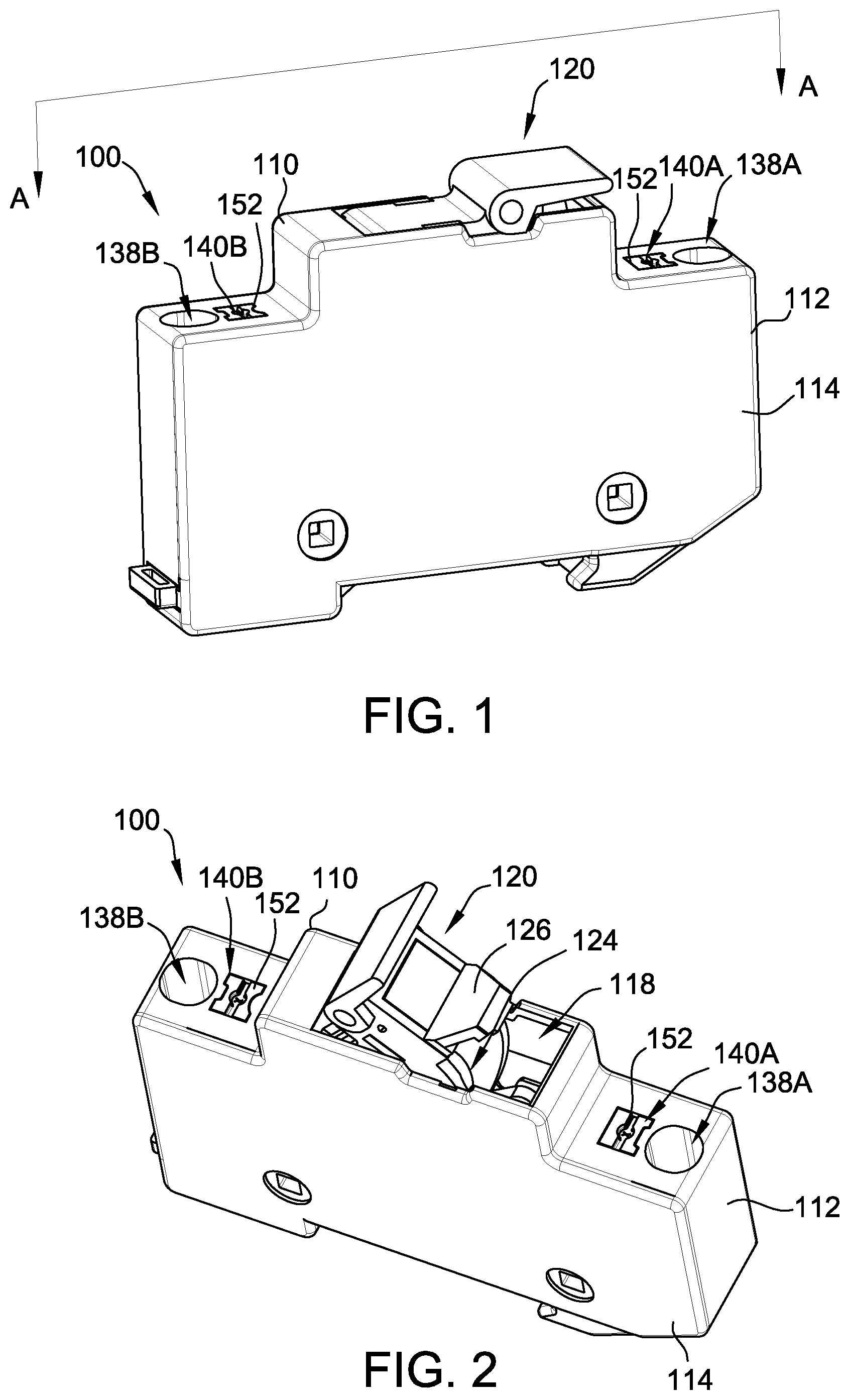 Patent US12100569 — Push-in fuse holder — Figure 1