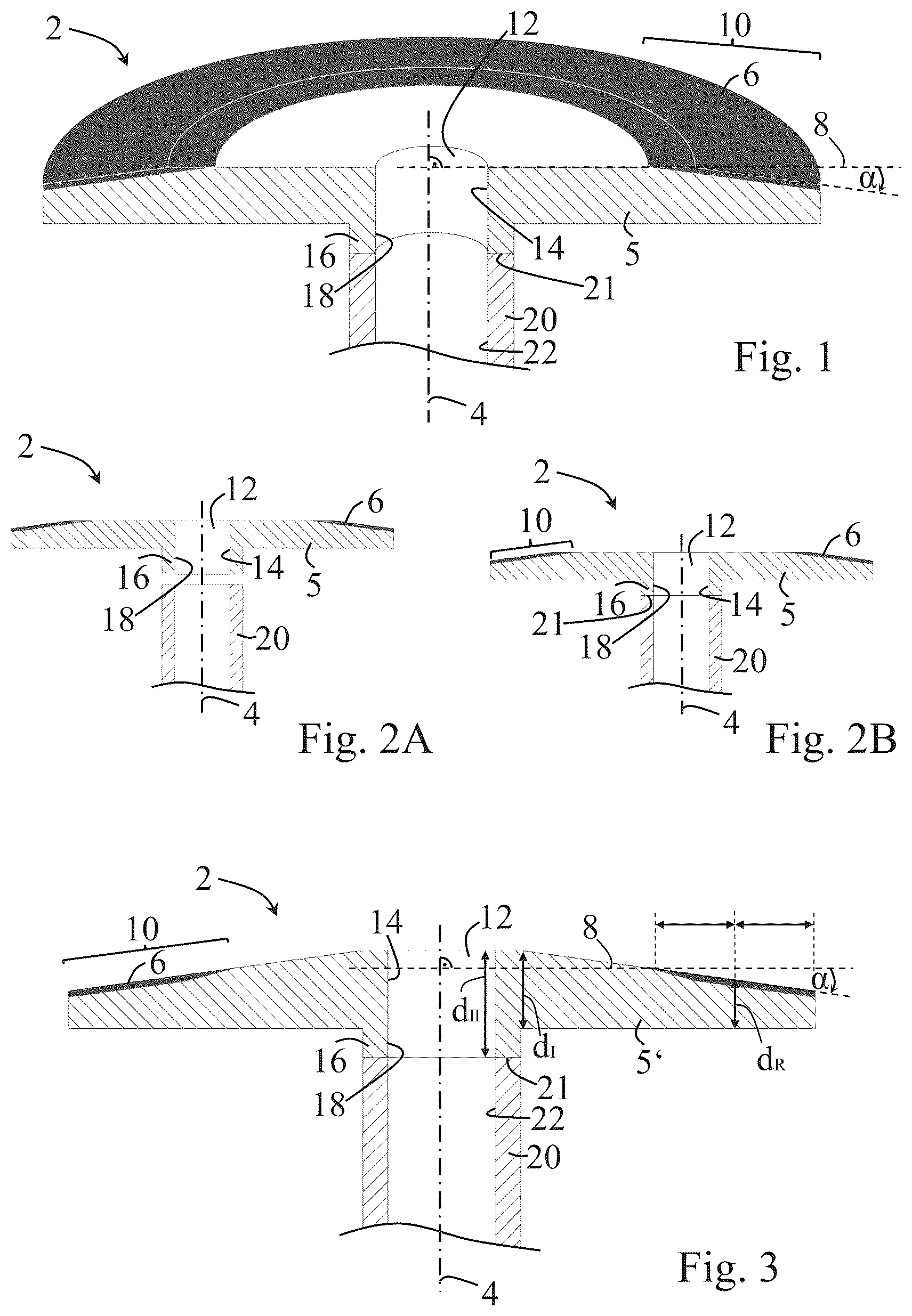 Patent US12100572 — Rotary x-ray anode having an integrated liquid metal bearing outer shell — Figure 1