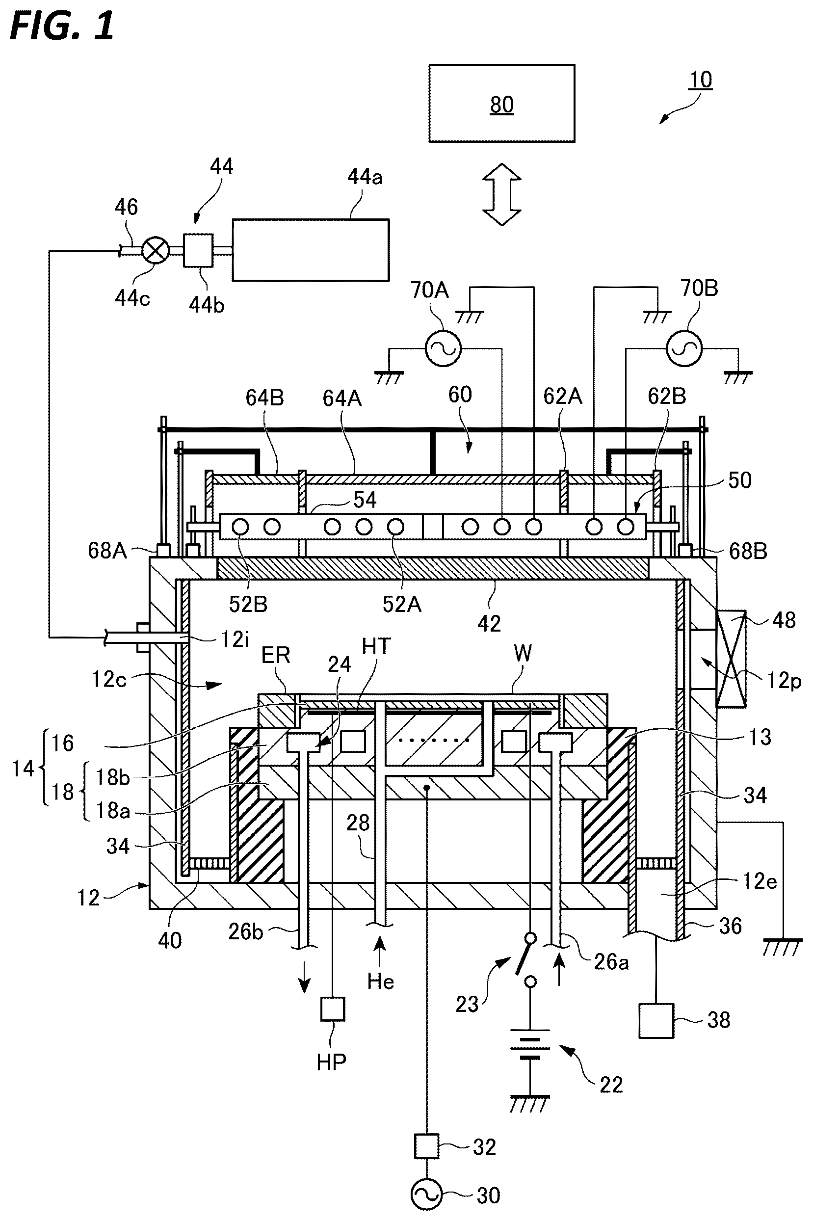 Patent US12100578 — Substrate processing method — Figure 1