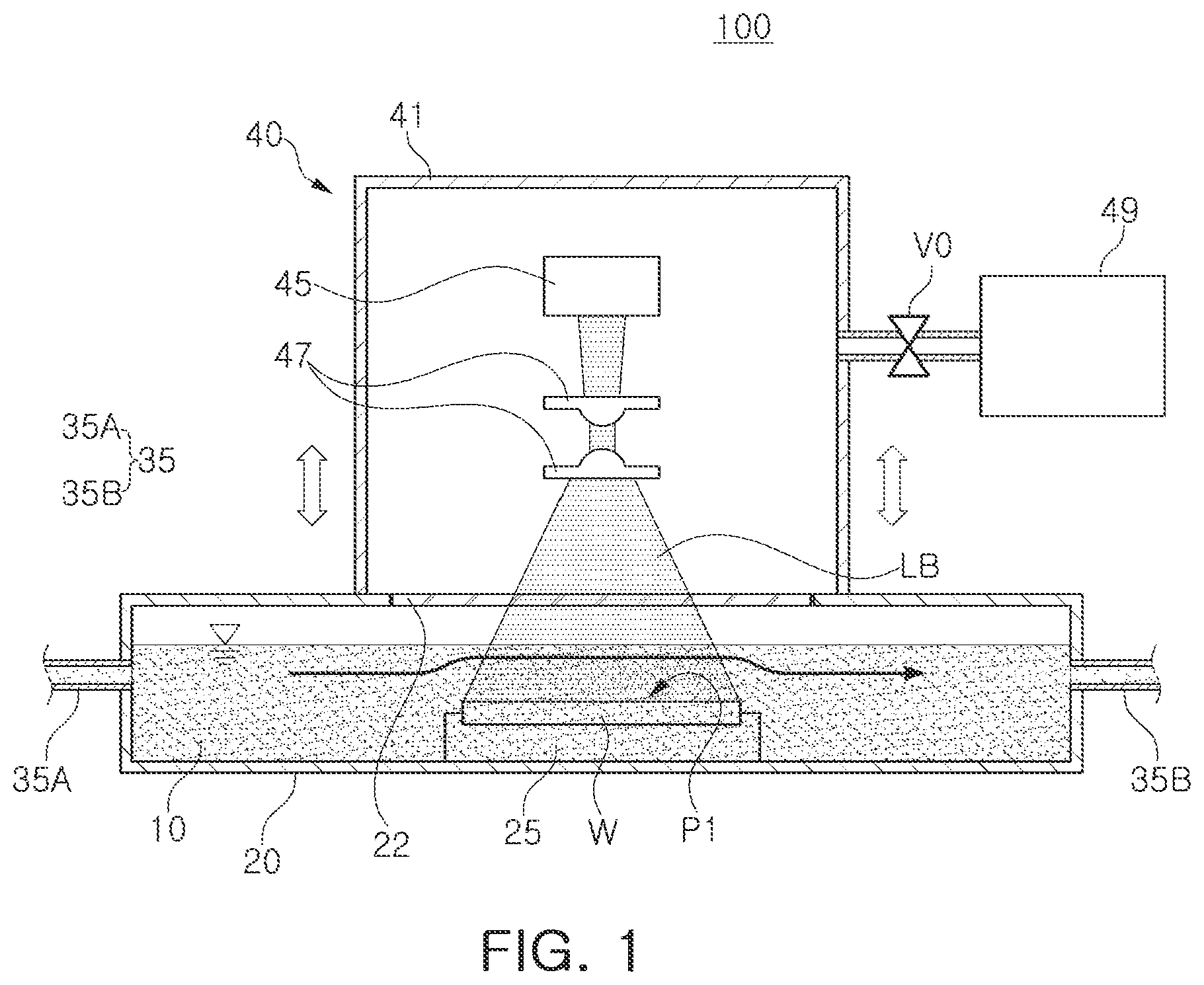 Patent US12100602 — Wet etching apparatus — Figure 1