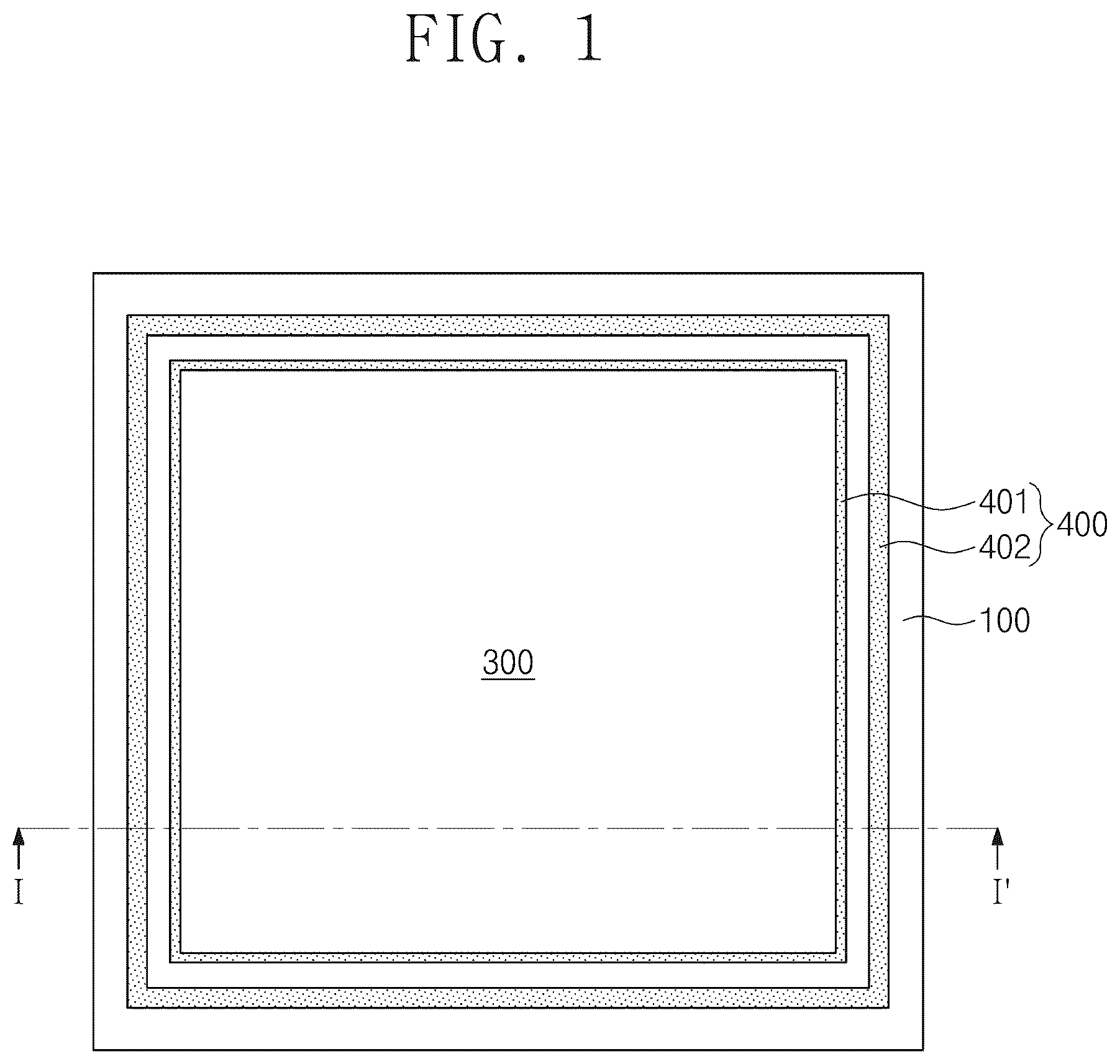 Patent US12100635 Figure 1 – Semiconductor package and method of fabricating the same