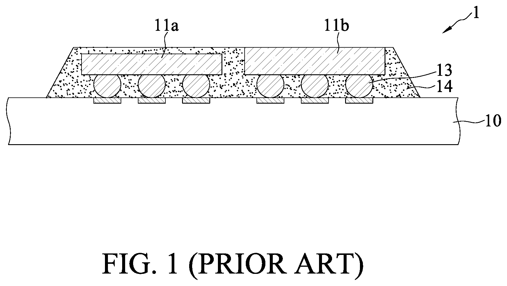 Patent US12100641 — Electronic package and method for manufacturing the same — Figure 1