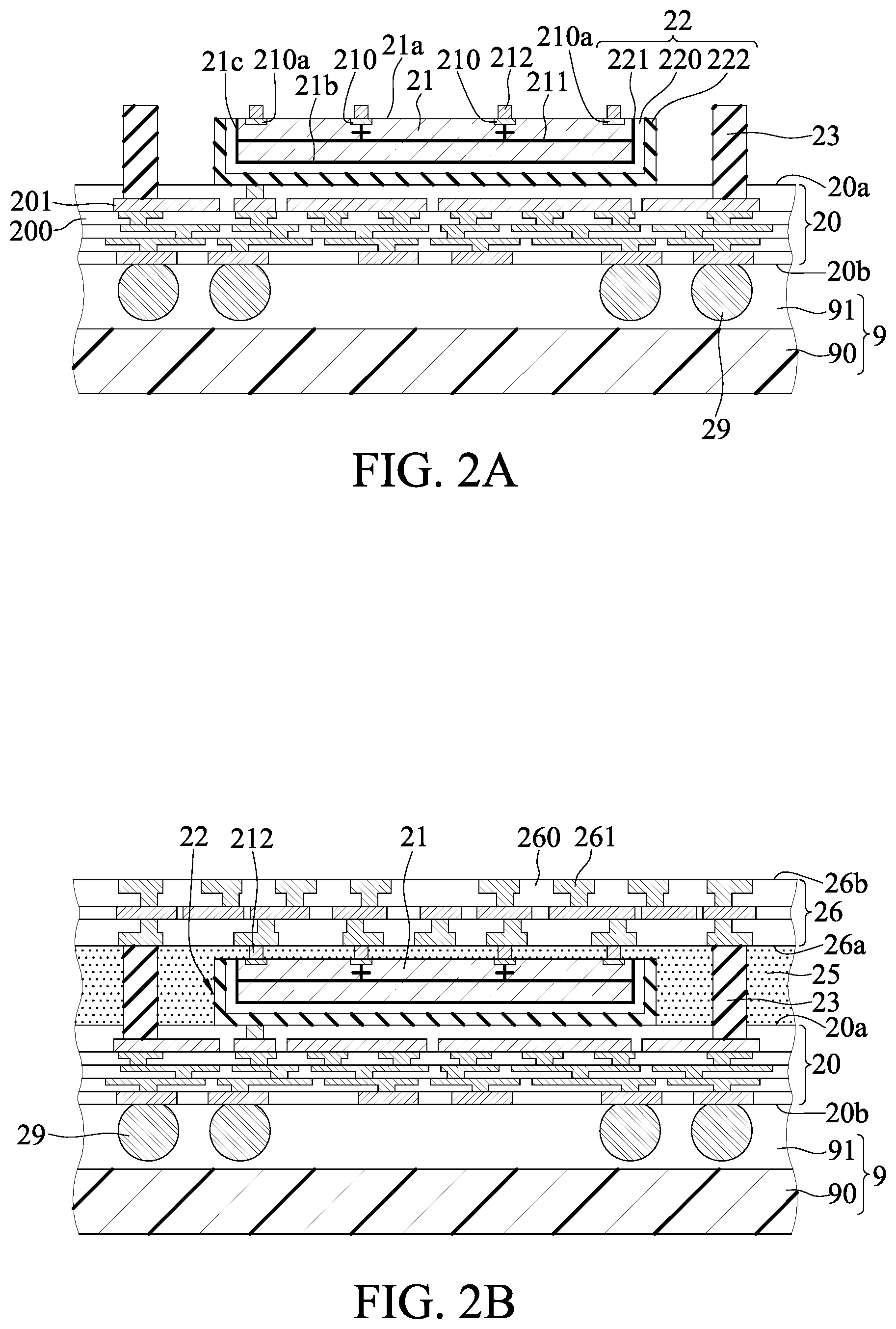 Patent US12100648 Figure 2 – Electronic module, manufacturing method thereof and electronic package having the same