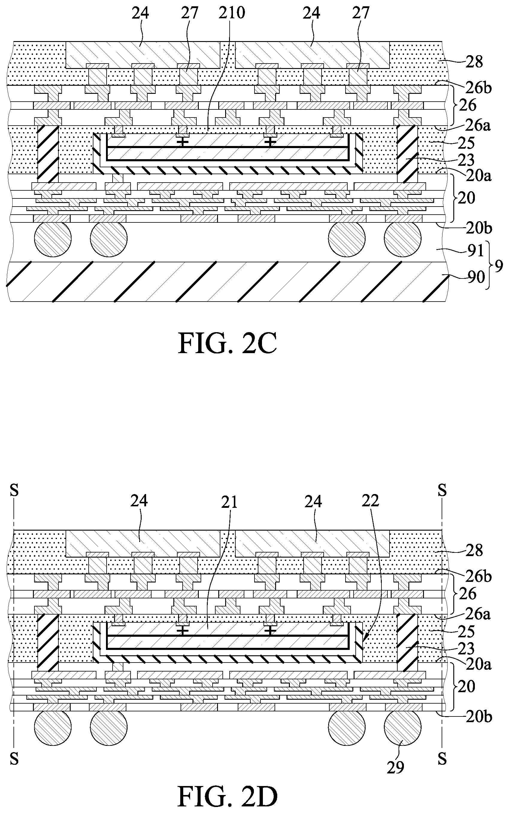 Patent US12100648 Figure 3 – Electronic module, manufacturing method thereof and electronic package having the same