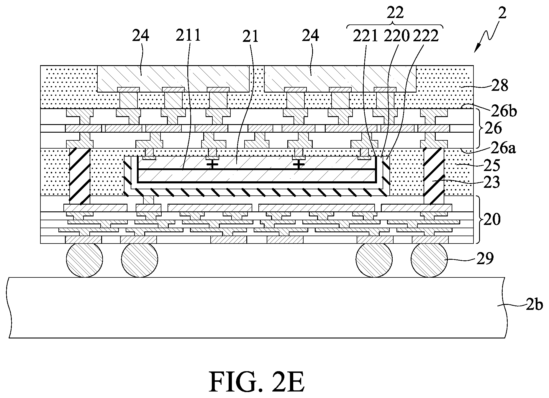 Patent US12100648 Figure 4 – Electronic module, manufacturing method thereof and electronic package having the same