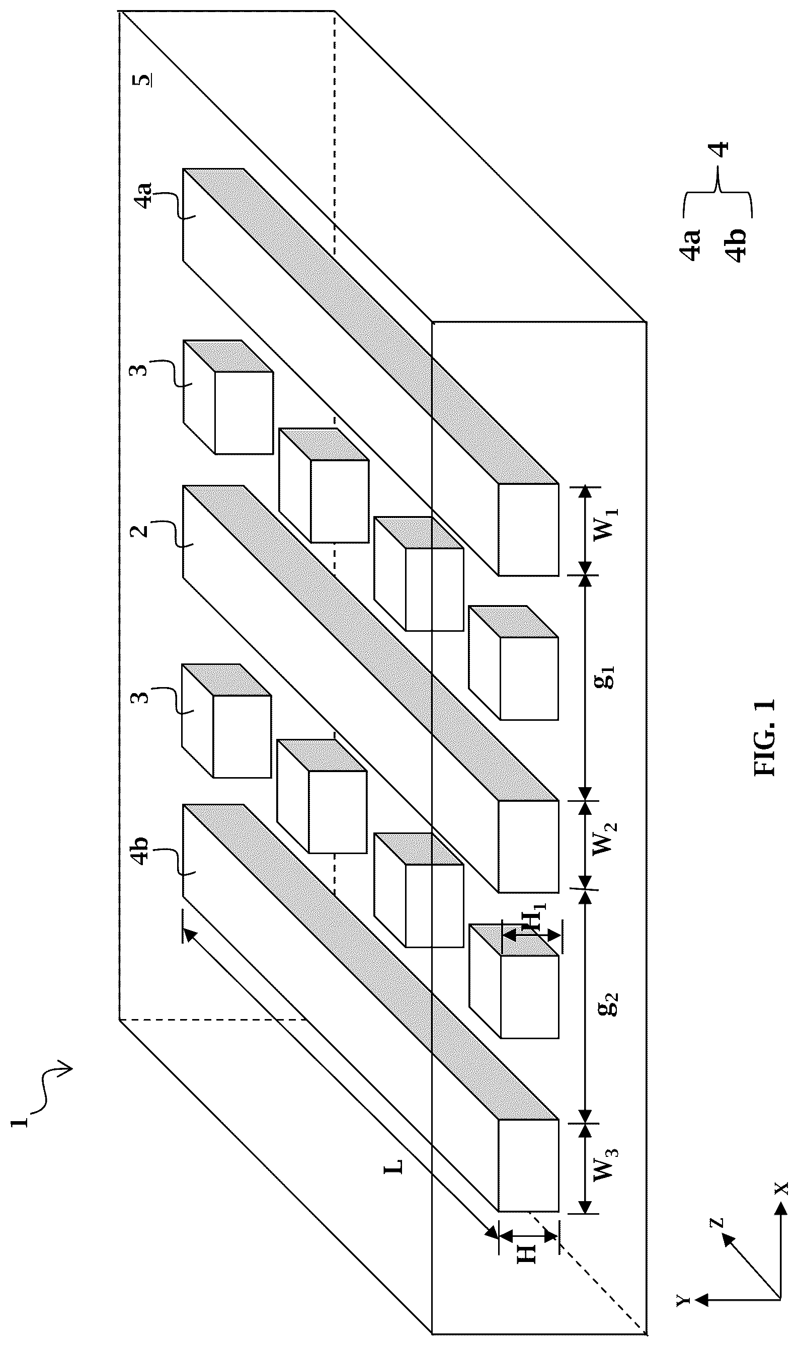 Patent US12100675 — Transmission line structures for three-dimensional integrated circuit and the methods thereof — Figure 1