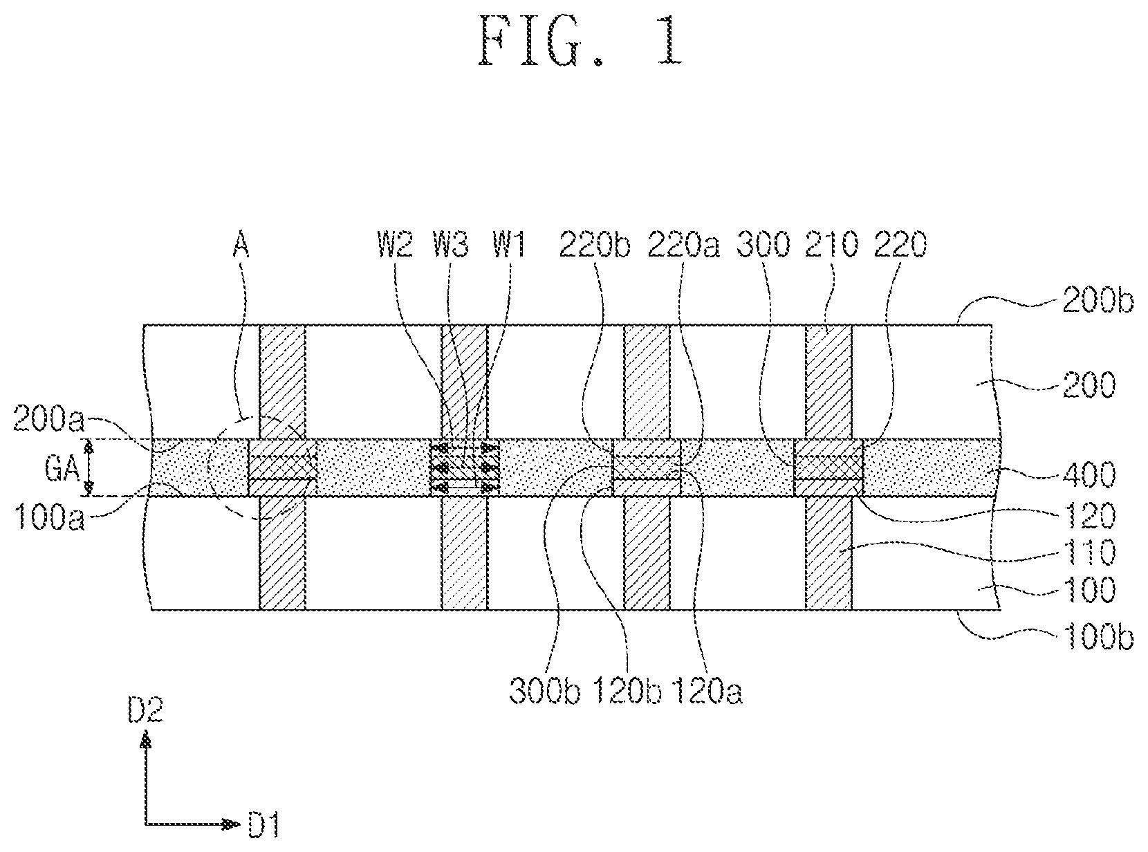 Patent US12100681 Figure 1 – Semiconductor package and method of fabricating the same