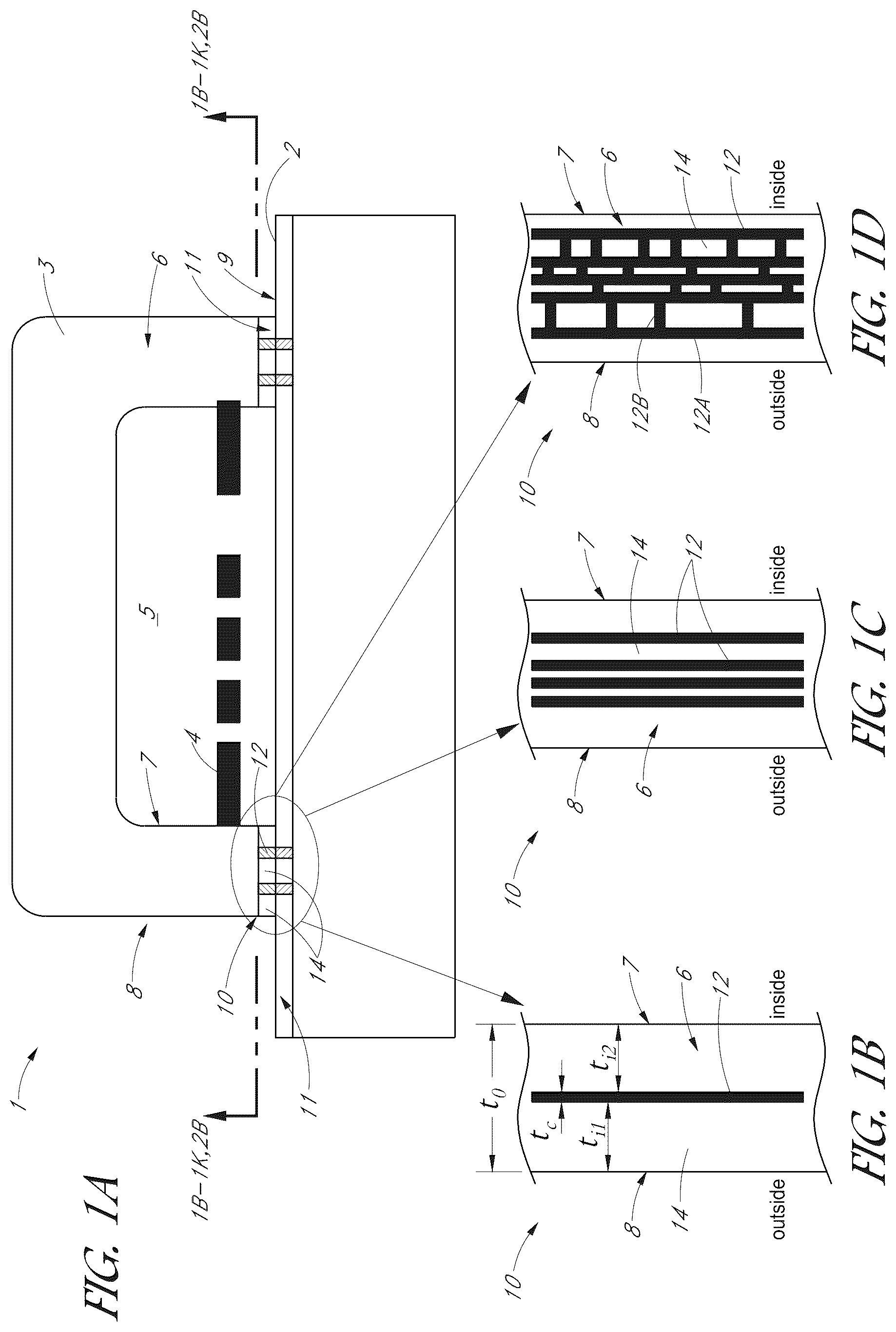 Patent US12100684 Figure 1 – Bonded structures