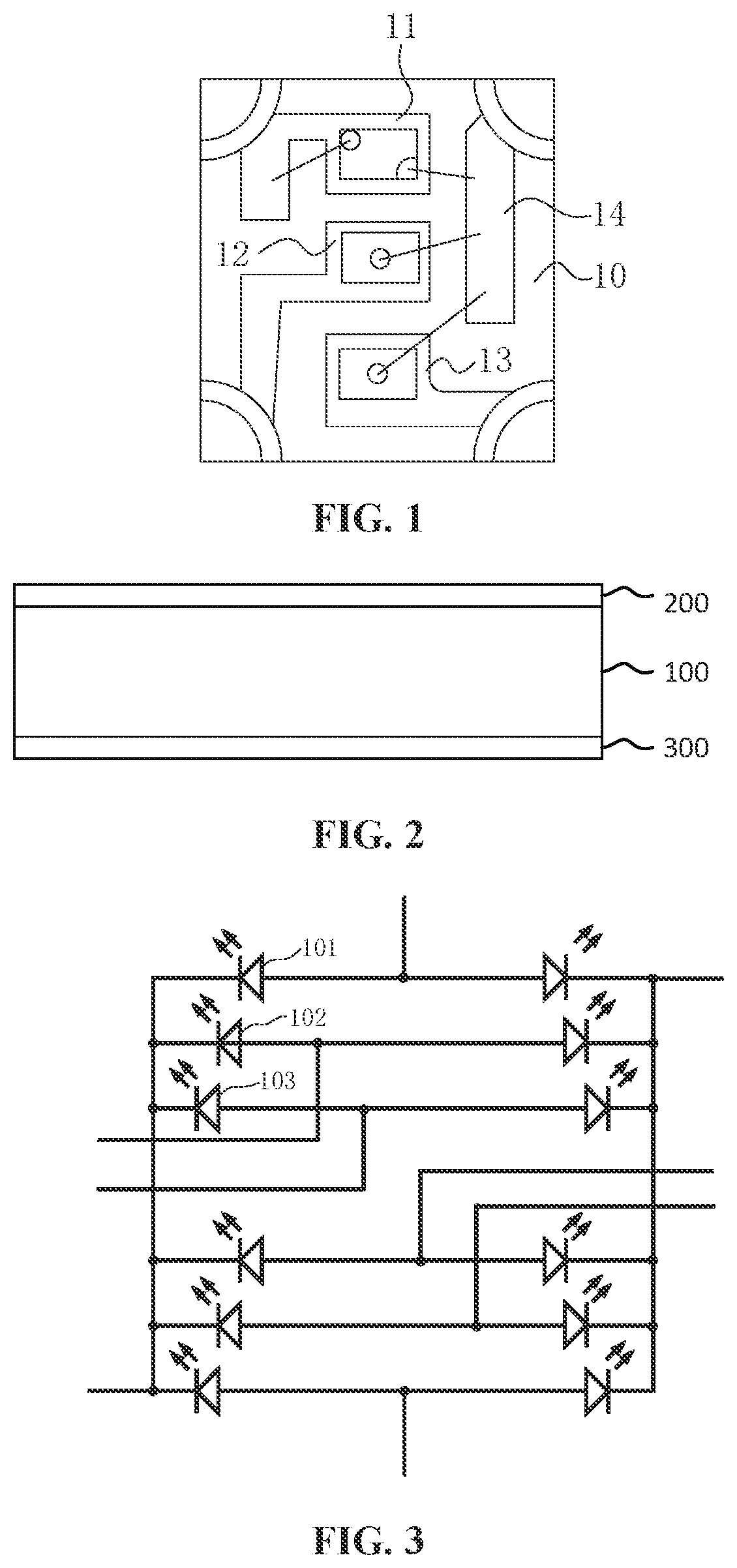 Patent US12100690 — LED display unit group and display panel — Figure 1