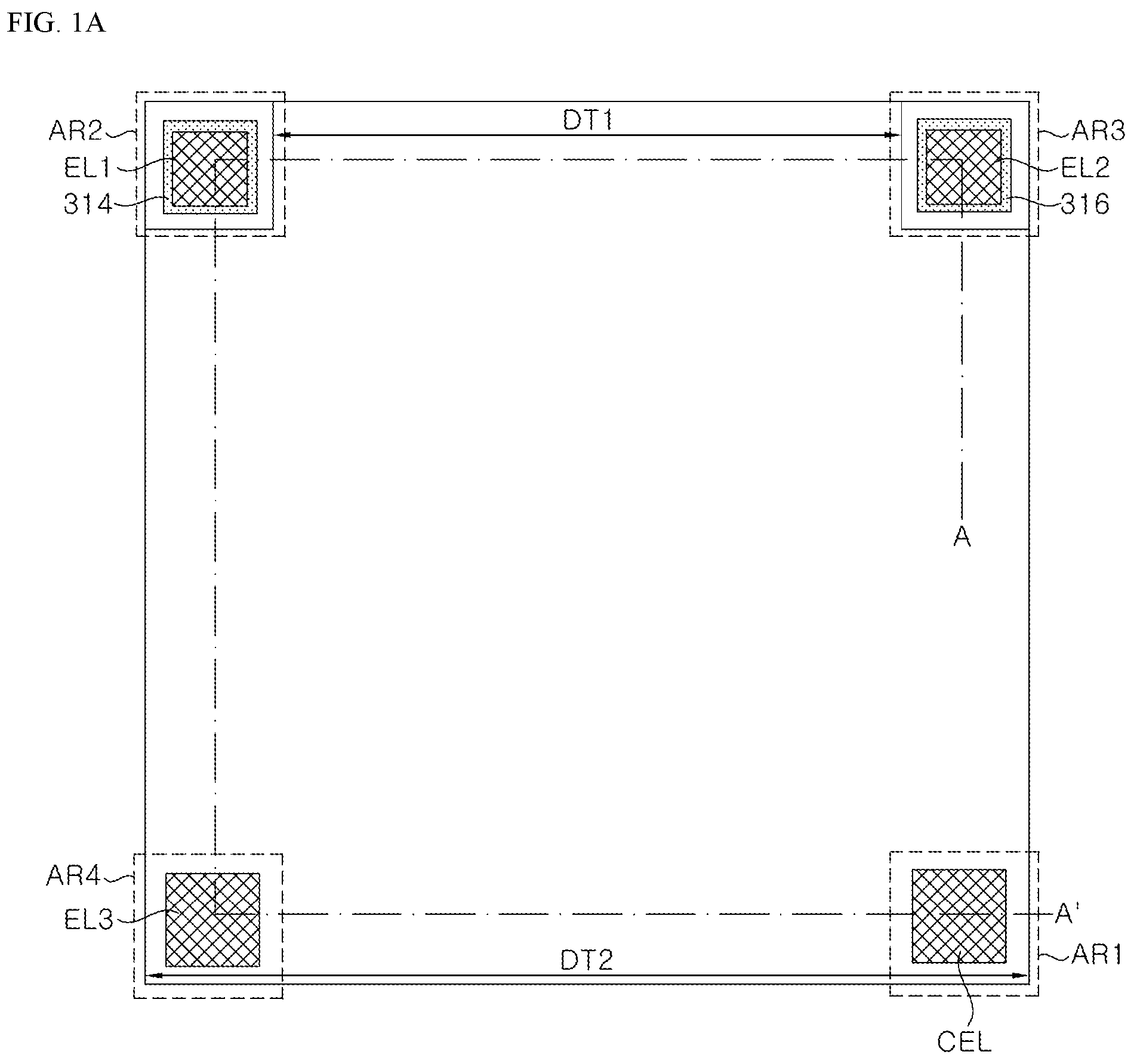 Patent US12100695 — Light emitting device including multiple light emitting parts — Figure 1