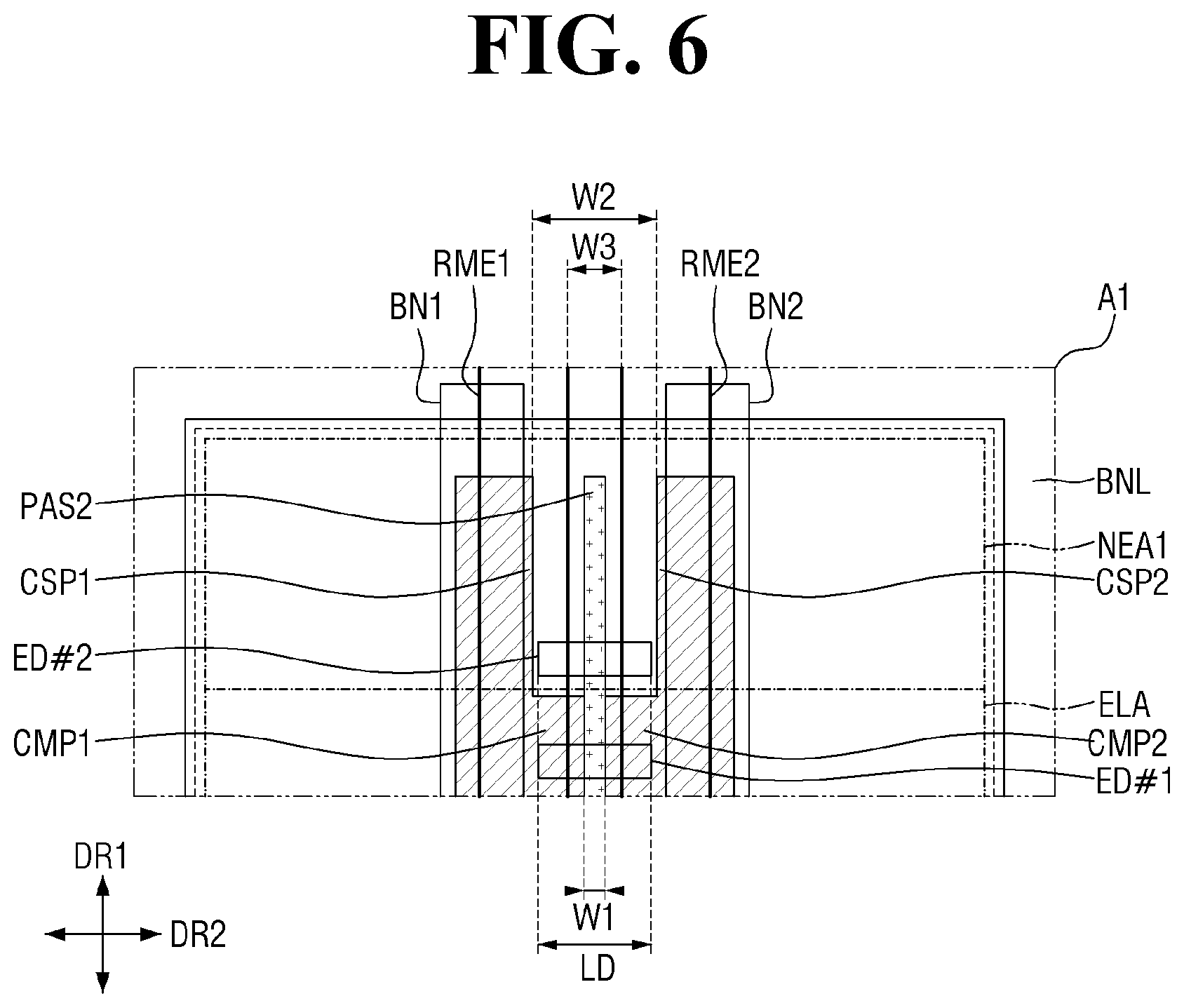 Patent US12100699 Figure 6 – Display device